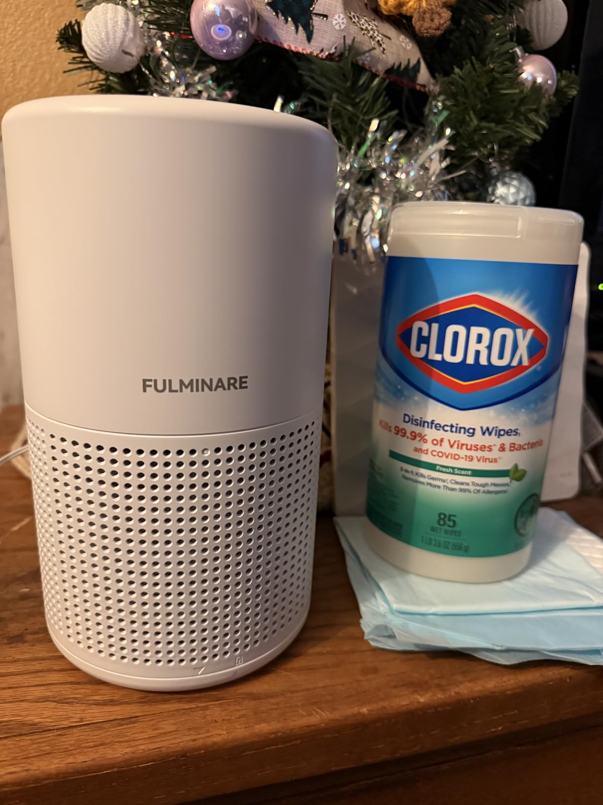 Air Purifiers for Bedroom, FULMINARE H13 True HEPA Air Filter, Quiet Air Cleaner With Night Light, Portable Small Air Purifier for Home, Office, Living Room - Customer Photo 1