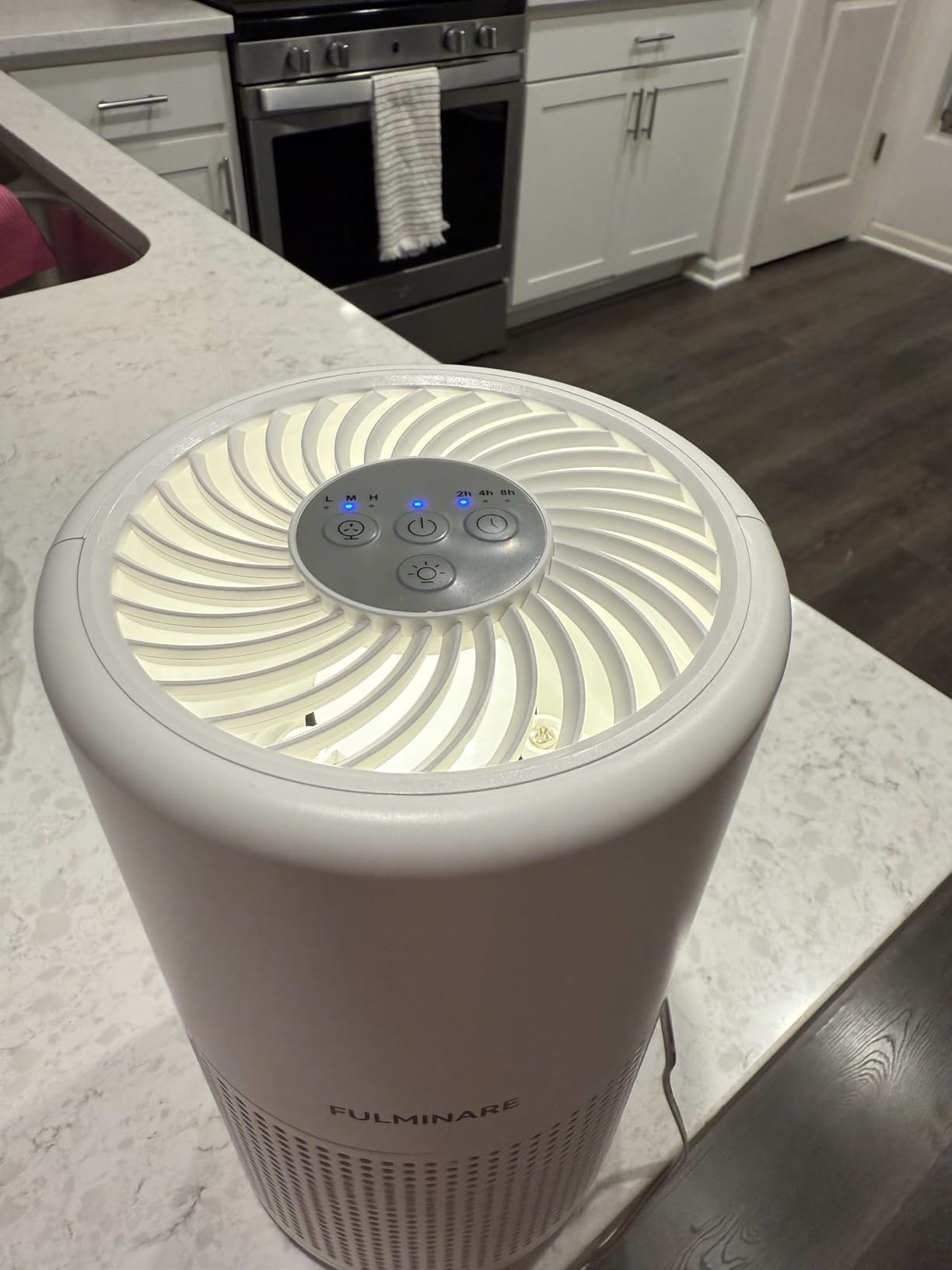 Air Purifiers for Bedroom, FULMINARE H13 True HEPA Air Filter, Quiet Air Cleaner With Night Light, Portable Small Air Purifier for Home, Office, Living Room - Customer Photo 2