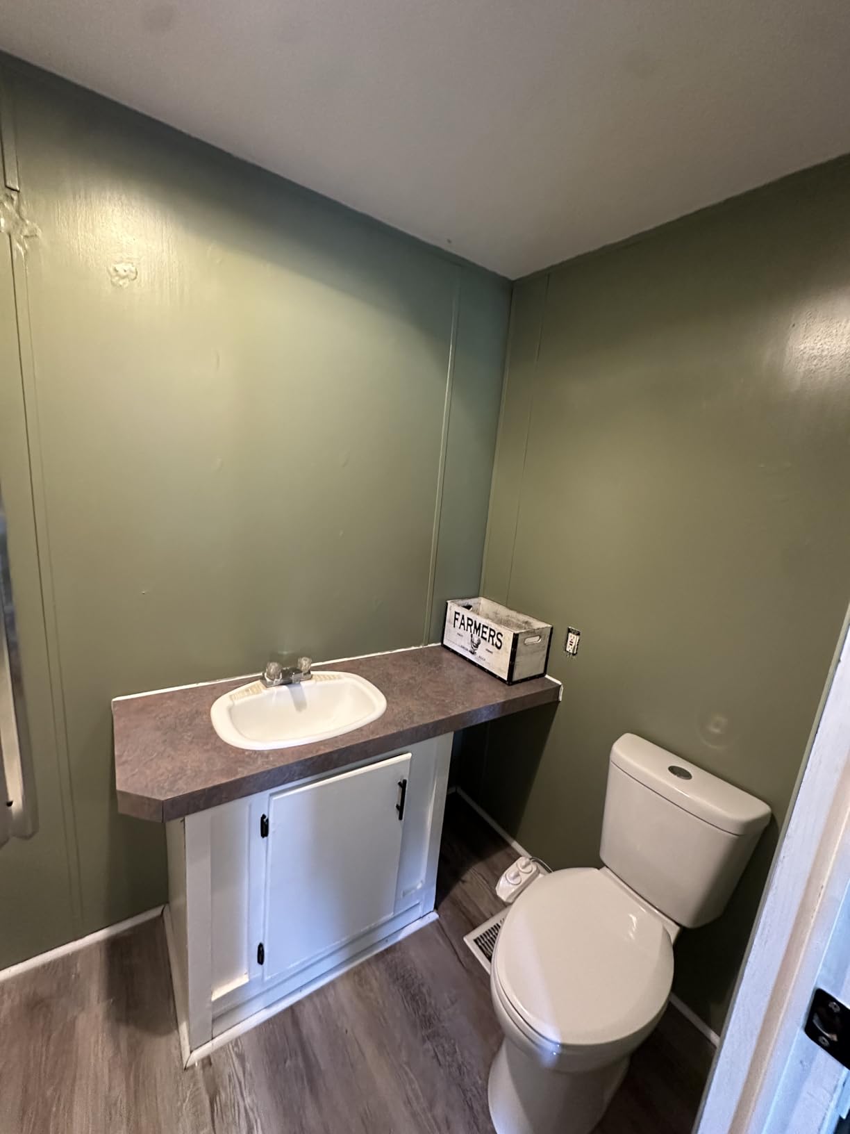 Glidden Total Interior Wall Paint & Primer All-in-One, Light Sage/Green, Eggshell, 1 Gallon - Customer Photo 2