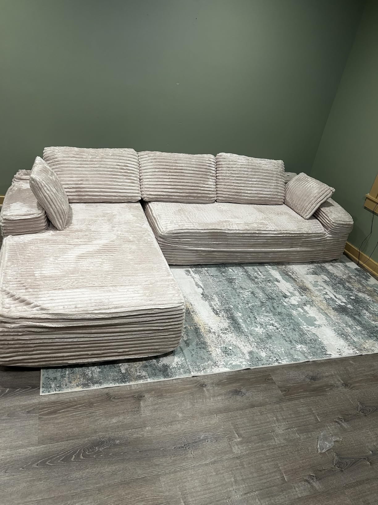 Glidden Total Interior Wall Paint & Primer All-in-One, Light Sage/Green, Eggshell, 1 Gallon - Customer Photo 3