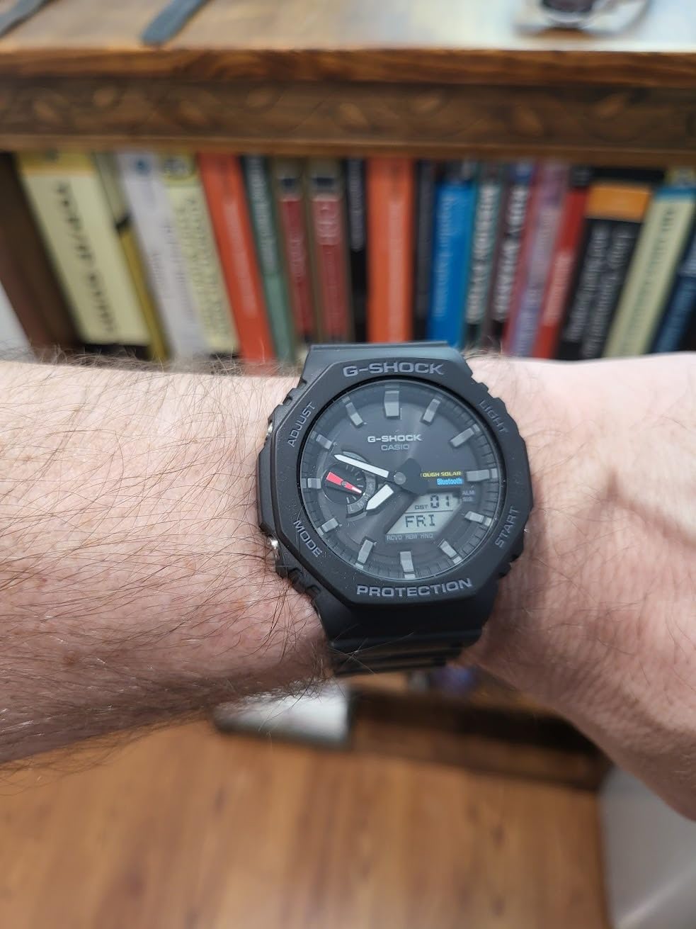 G-Shock Casio Analog-Digital Tough Solar Connected Black Watch | GAB2100-1A - Customer Photo 1