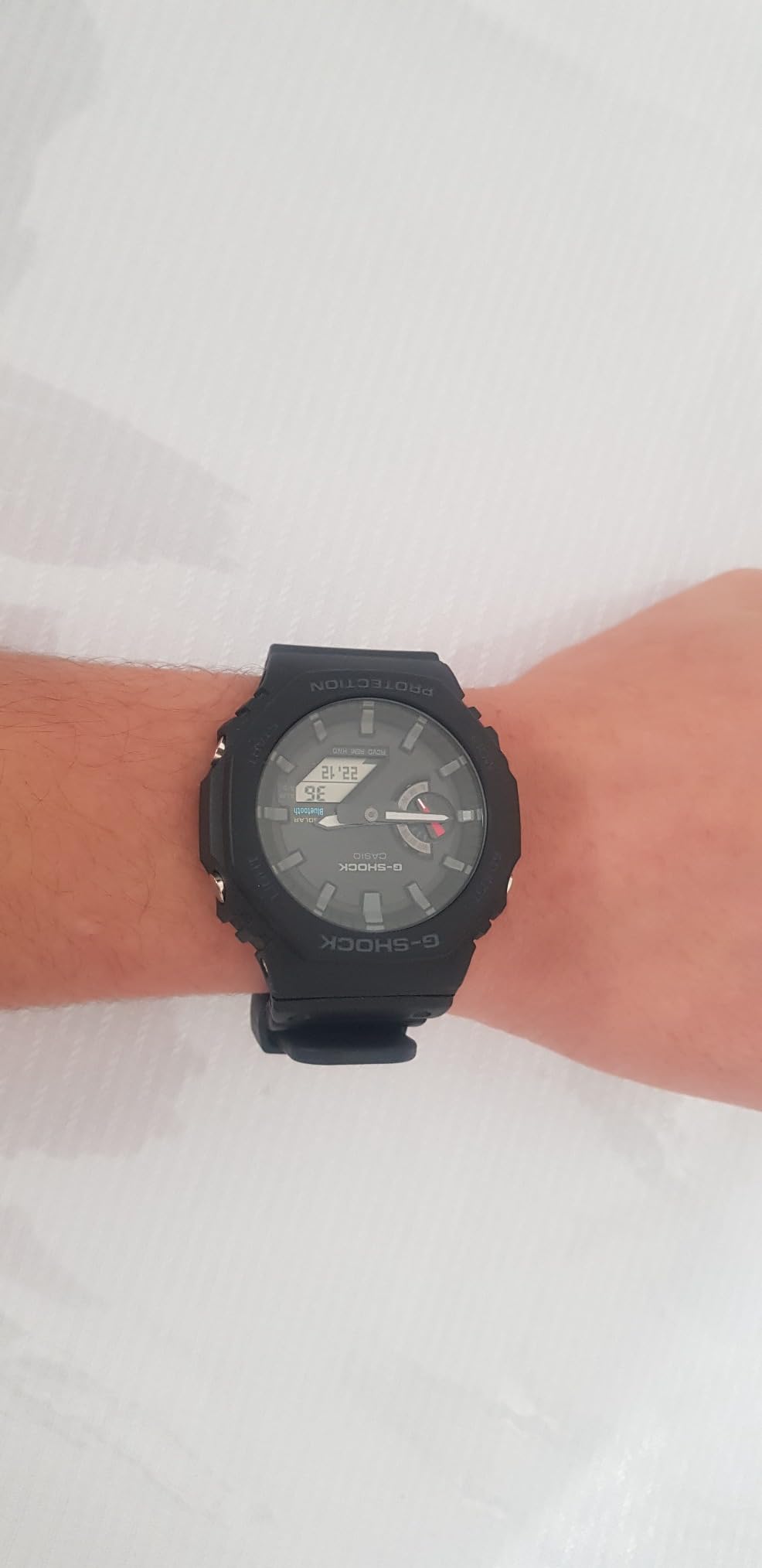 G-Shock Casio Analog-Digital Tough Solar Connected Black Watch | GAB2100-1A - Customer Photo 2