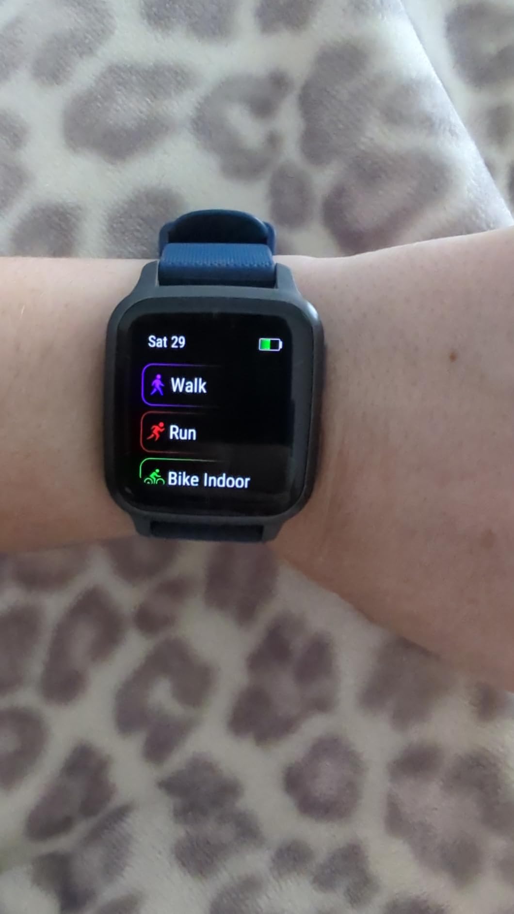 Garmin Venu Sq 2 GPS Smartwatch, All-Day Health Monitoring, Long-Lasting Battery Life, AMOLED Display, Slate and Shadow Gray - Customer Photo 2