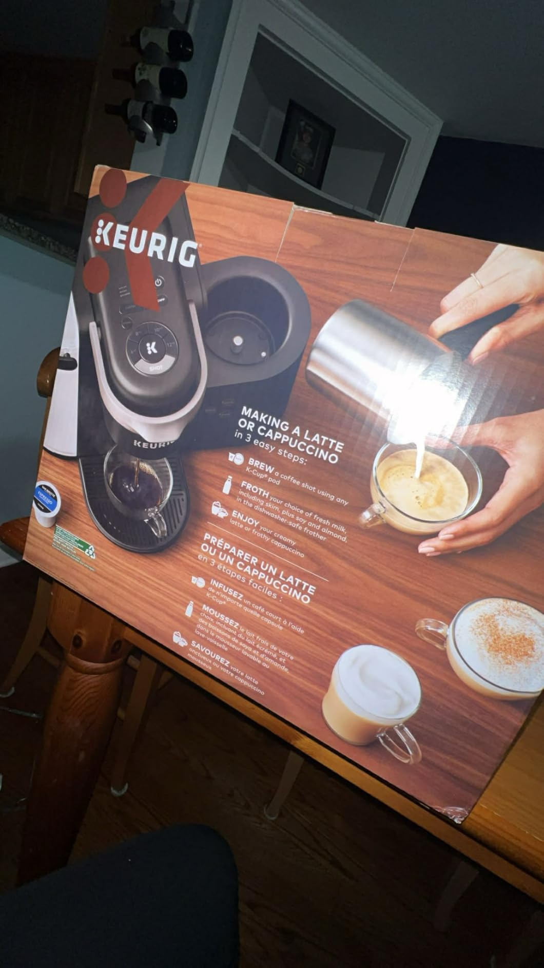 Keurig K-Cafe SMART Single Serve K-Cup Pod Coffee Maker, Black - Customer Photo 1