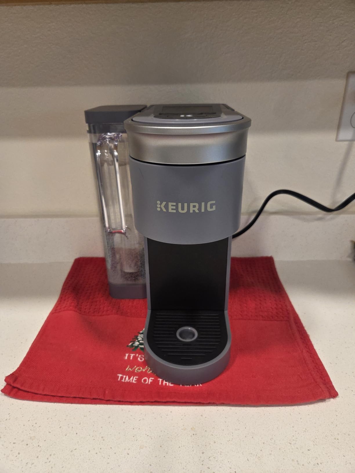 Keurig K-Supreme SMART Single Serve Coffee Maker With Wifi Compatibility, 4 Brew Sizes, And 66oz Removable Reservoir, Compatible with Alexa, Gray - Customer Photo 2