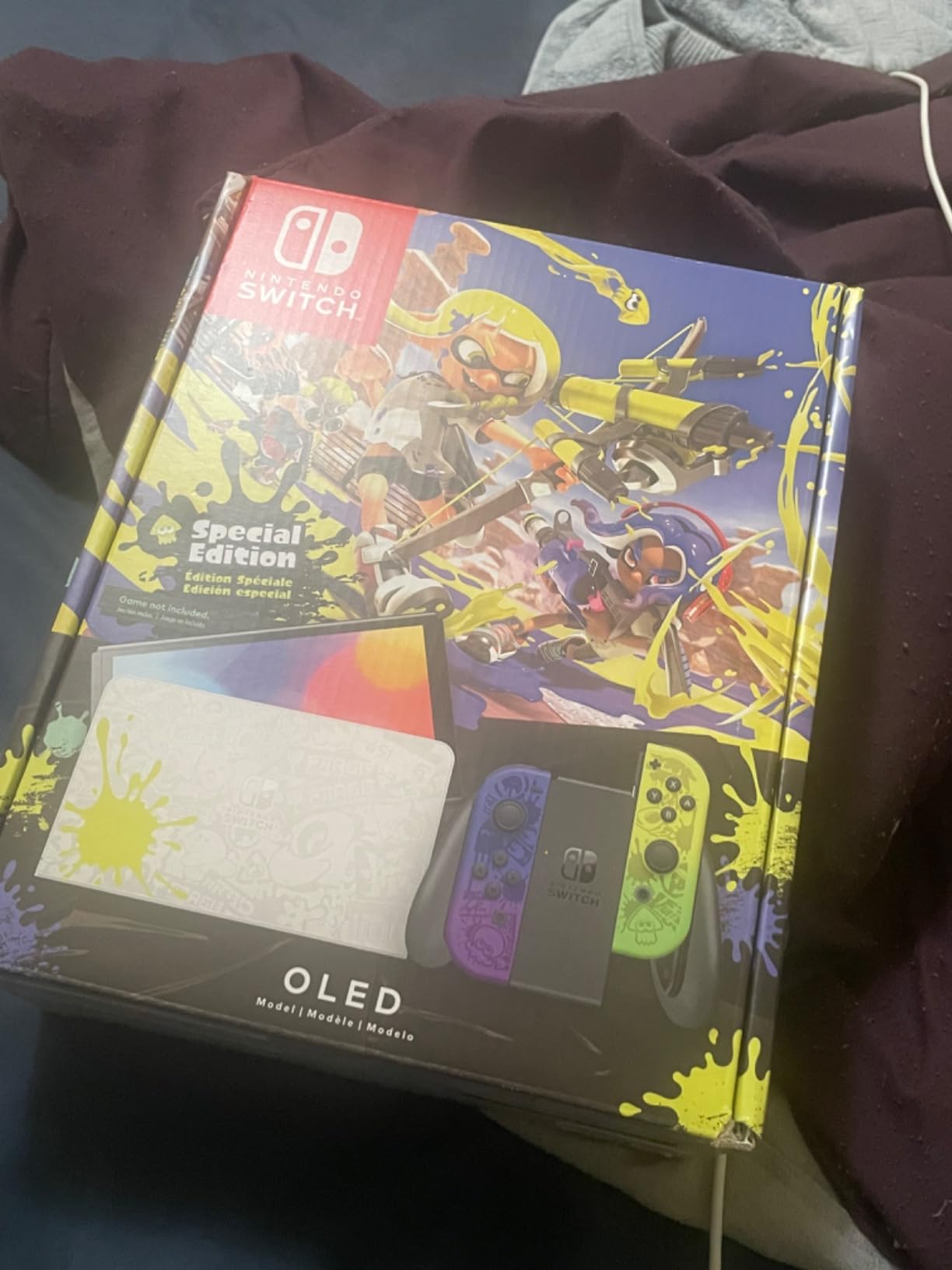Nintendo Switch - OLED Model Splatoon 3 Special Edition - Customer Photo 2