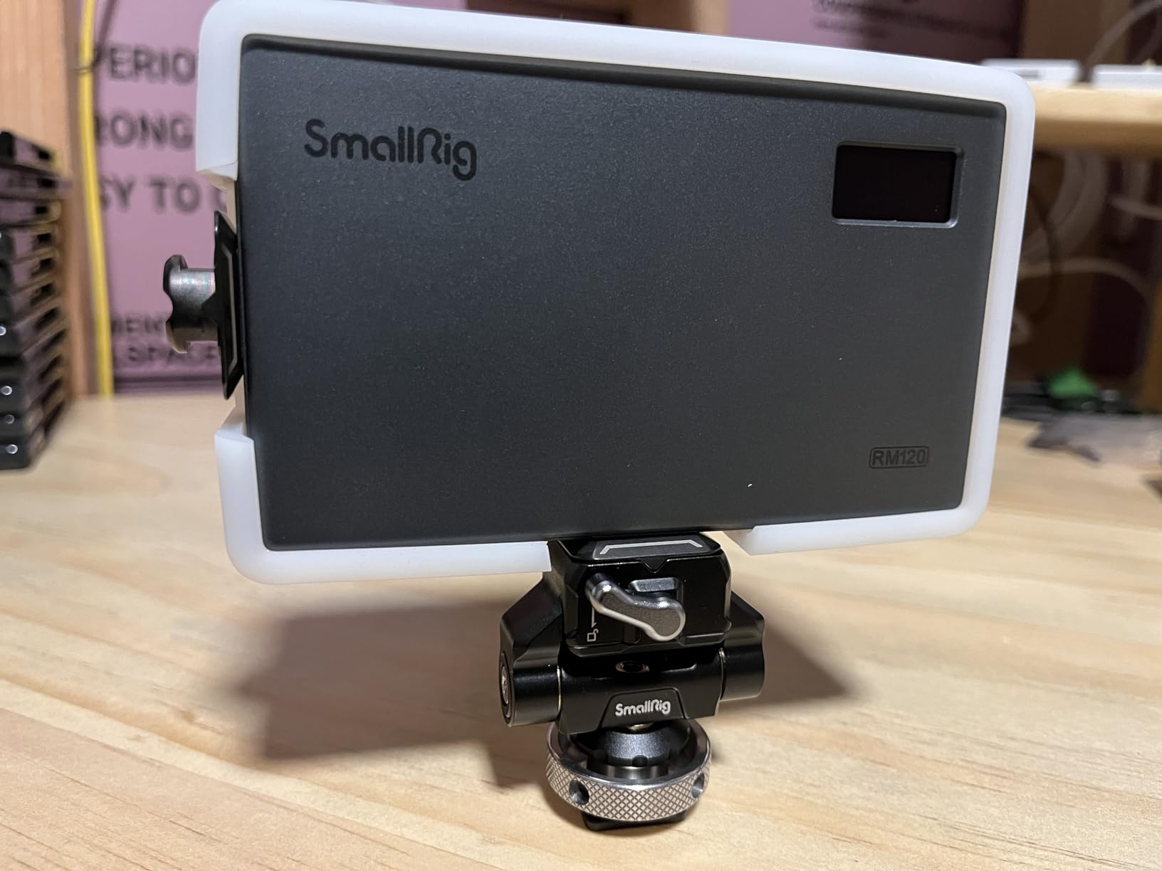 SmallRig RM120 RGB Video Light, 5000mAh 180 Minutes Portable Camera Light 7W Output Power, LED Video Light Panel, 2500-8500K CRI TLCI 98+ for TikTok, Content Creator, Photographer customer photo 2
