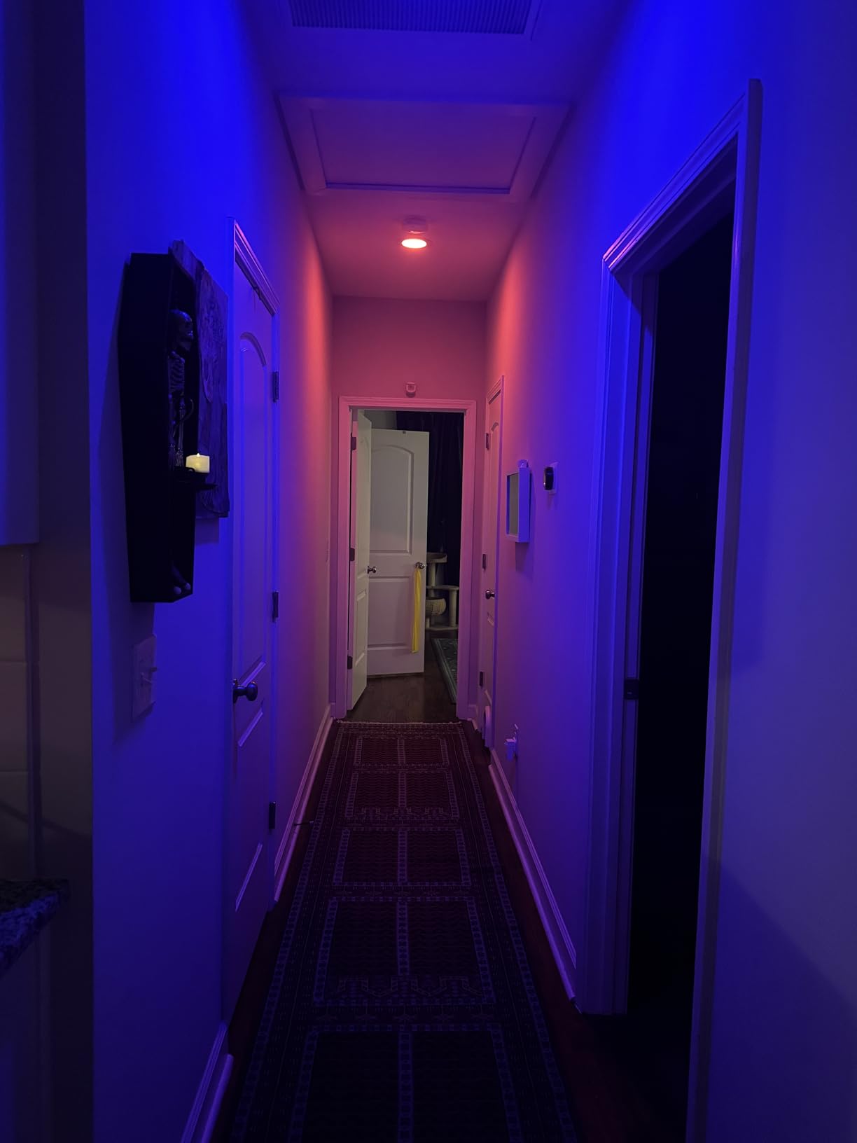 Philips Hue Smart Recessed 5/6 Inch LED Downlight 4 Pack, White and Color Ambiance Color-Changing Light, 1100LM, Control with Hue App, Works with Alexa, Google Assistant and Apple HomeKit - Customer Photo 1