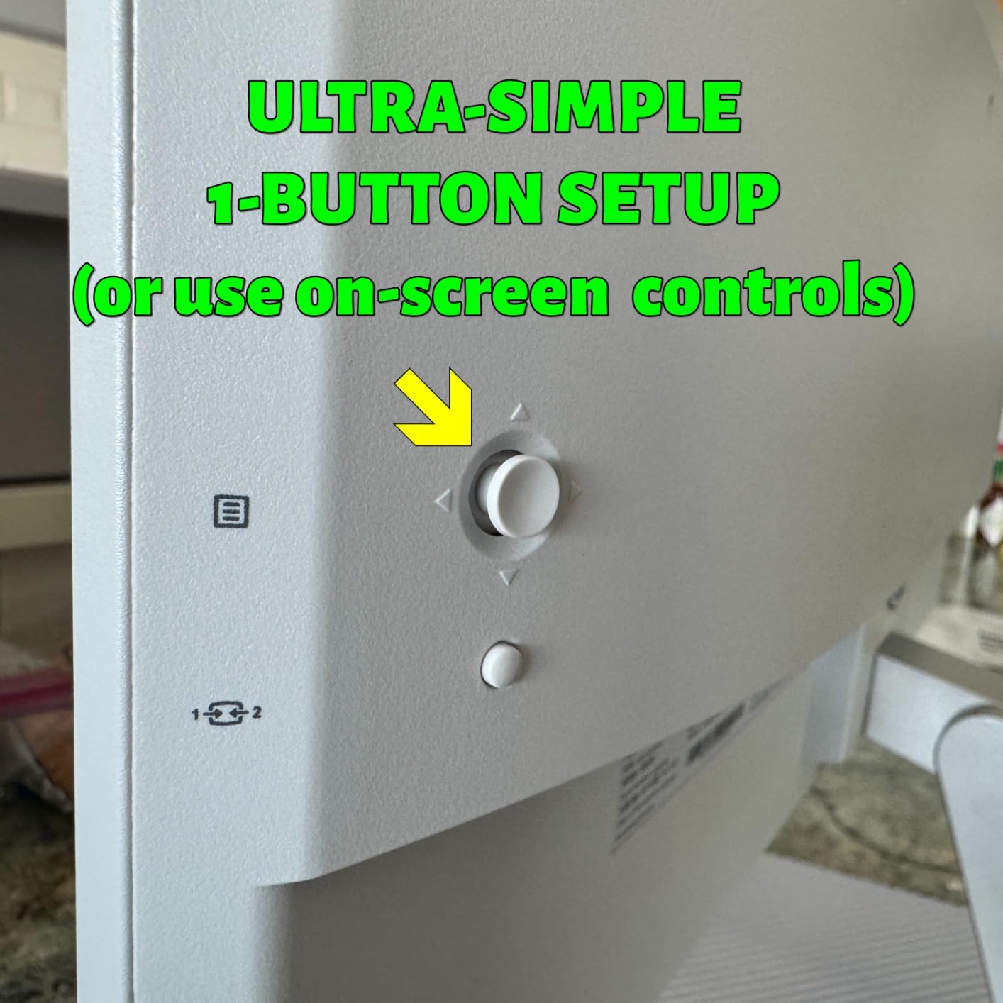 Lenovo L27m-30 Monitor - 27 Inch FHD - 75 Hz - AMD FreeSync - Low Blue Light Certified - Height, Swivel, Pivot, Tilt Stand - Integrated Speakers - HMDI & VGA & USB-C (75W), Grey - Customer Photo 2