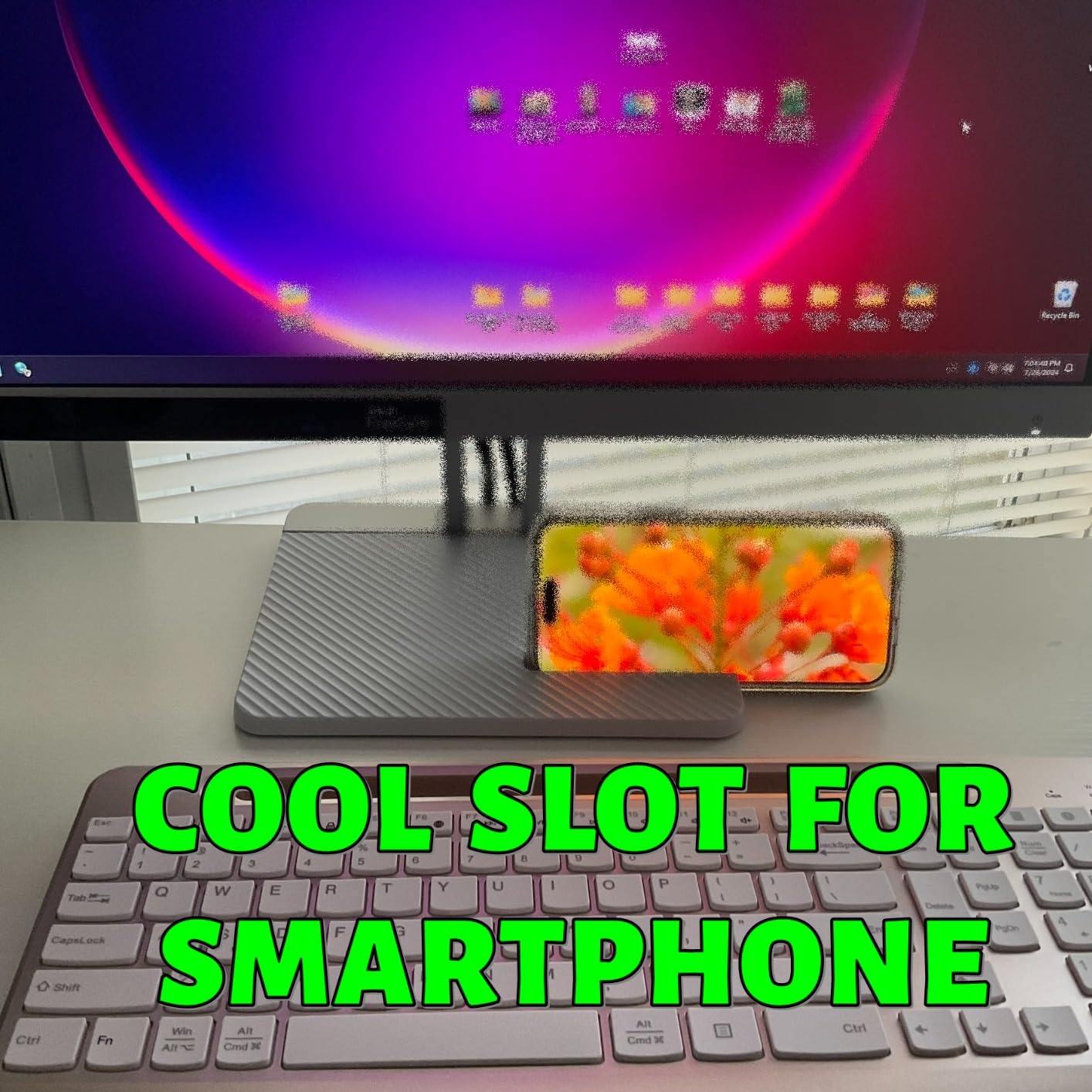 Lenovo L27m-30 Monitor - 27 Inch FHD - 75 Hz - AMD FreeSync - Low Blue Light Certified - Height, Swivel, Pivot, Tilt Stand - Integrated Speakers - HMDI & VGA & USB-C (75W), Grey - Customer Photo 5