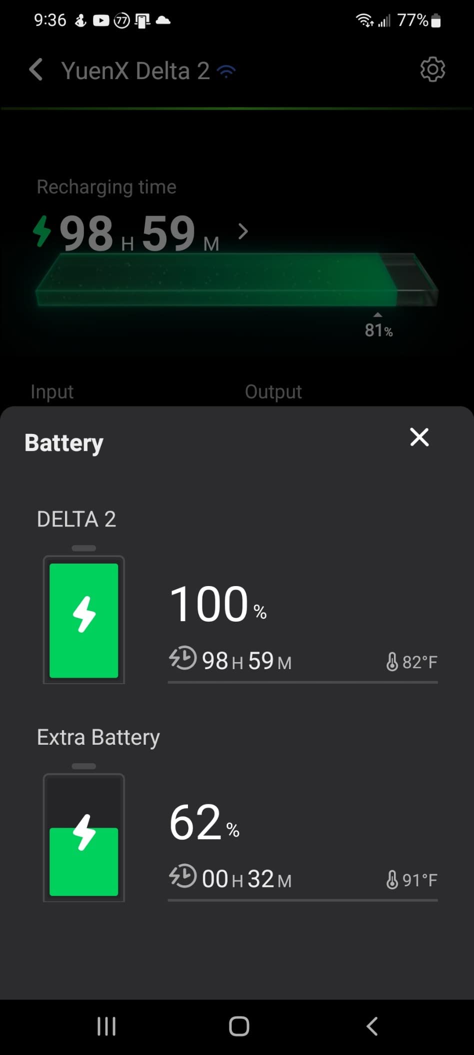 EF ECOFLOW Portable Power Station DELTA 2, 1024Wh LiFePO4 (LFP) Battery, 1800W AC/100W USB-C Output, Solar Generator(Solar Panel Optional) for Home Backup Power, Camping & RVs - Customer Photo 2