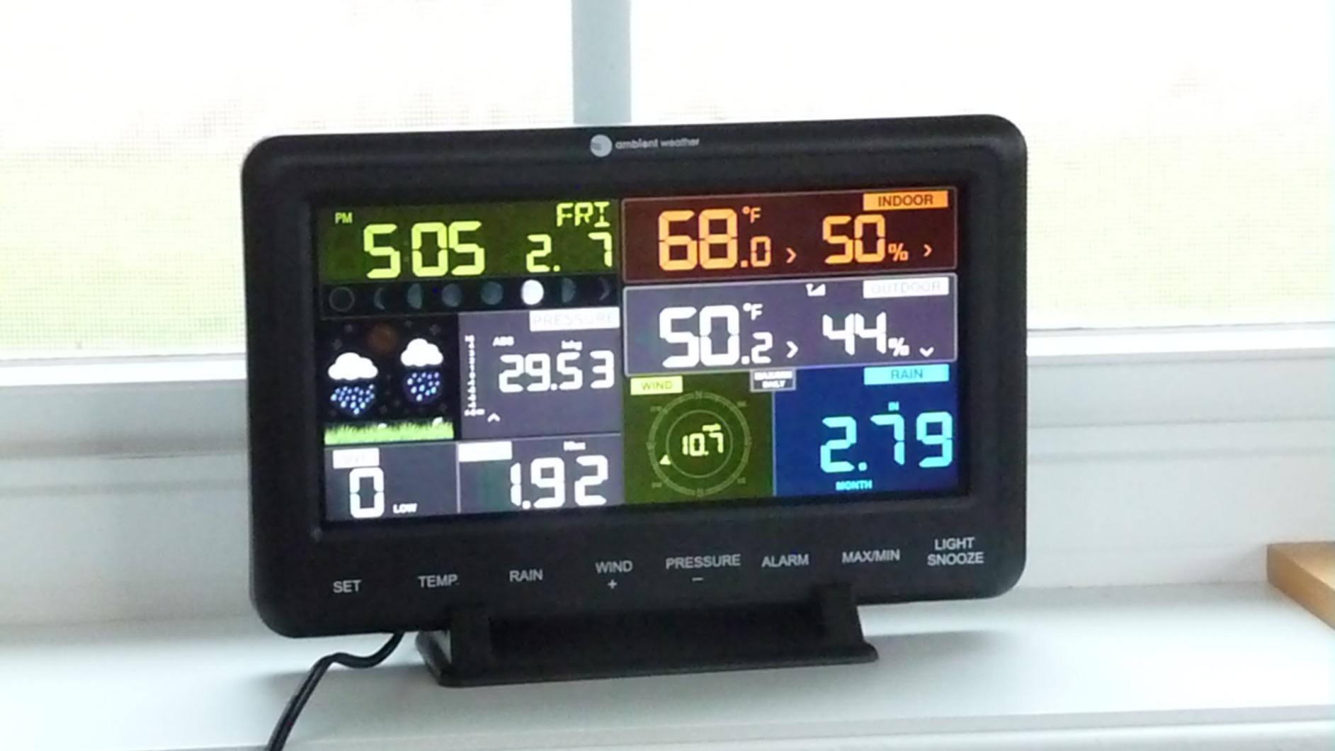 Ambient Weather WS-1965 WiFi Weather Station with Remote Monitoring and Ambient Weather Network Access - Customer Photo 4