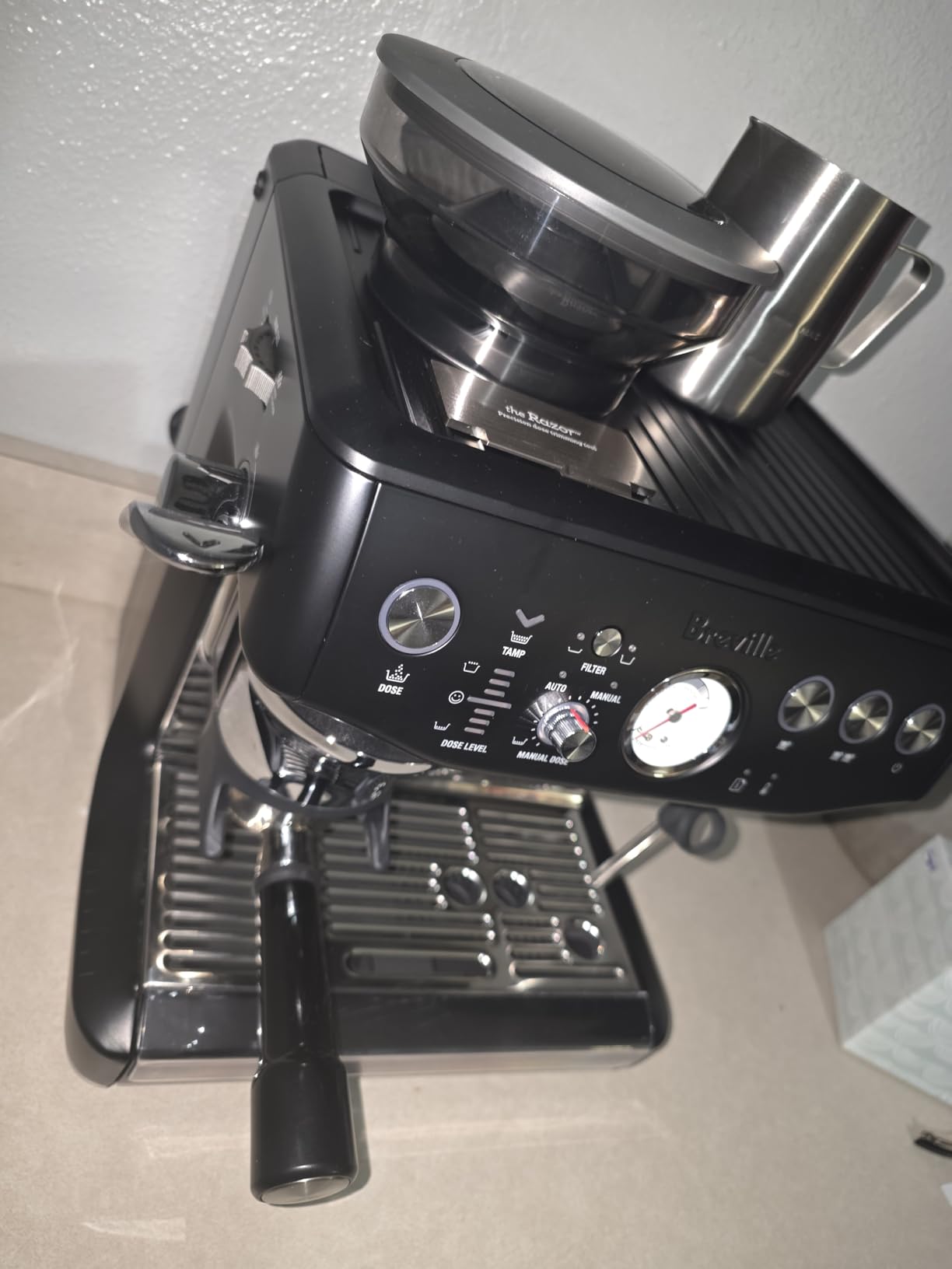 Breville Barista Express Impress Espresso Machine BES876BSS, Brushed Stainless Steel - Customer Photo 2