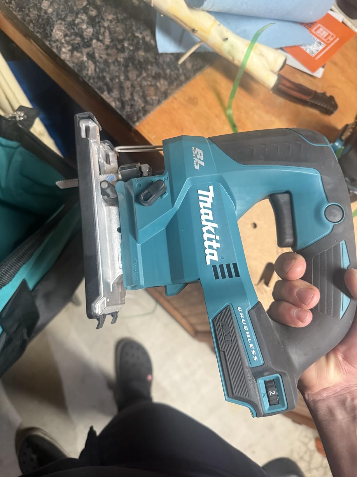 Makita XVJ04Z 18V LXT Lithium-Ion Brushless Cordless Jig Saw, Tool Only - Customer Photo 3