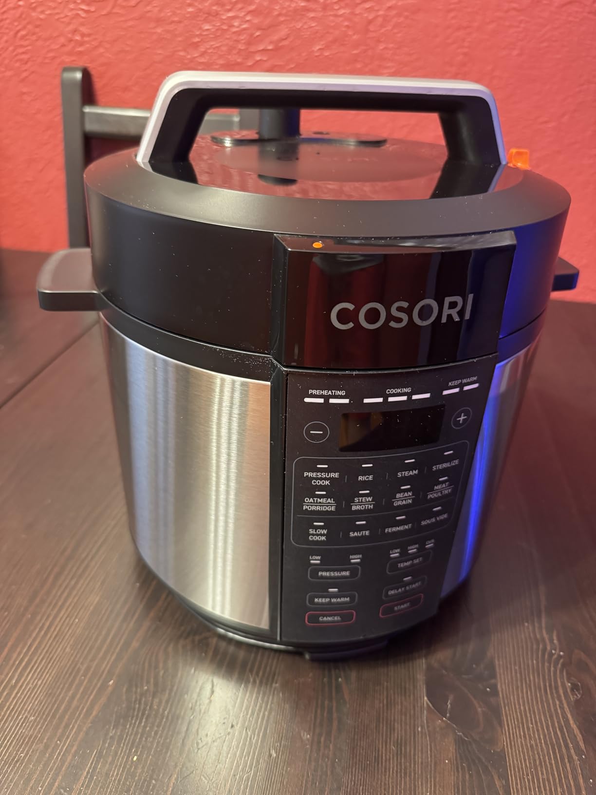 COSORI Pressure Cooker 6QT, Stainless Steel, 9-in-1 Multi Cooker, 12 Safety Features, Ceramic Inner Pot, Rice, Slow Cook, Sous Vide, Saute, 1100W - Customer Photo 2