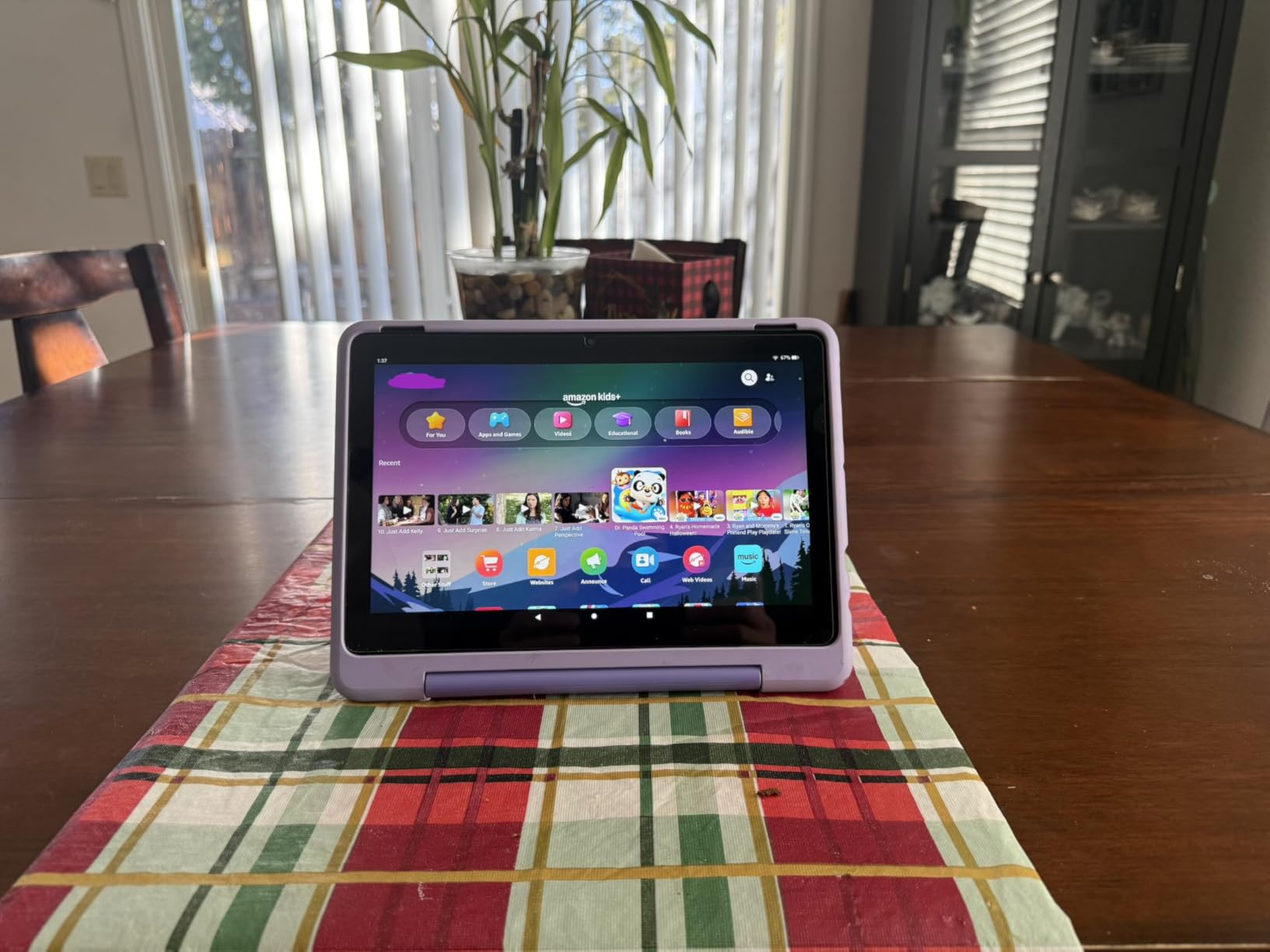 Amazon Fire HD 10 Kids Pro tablet (newest model) ages 6-12 | Bright 10.1