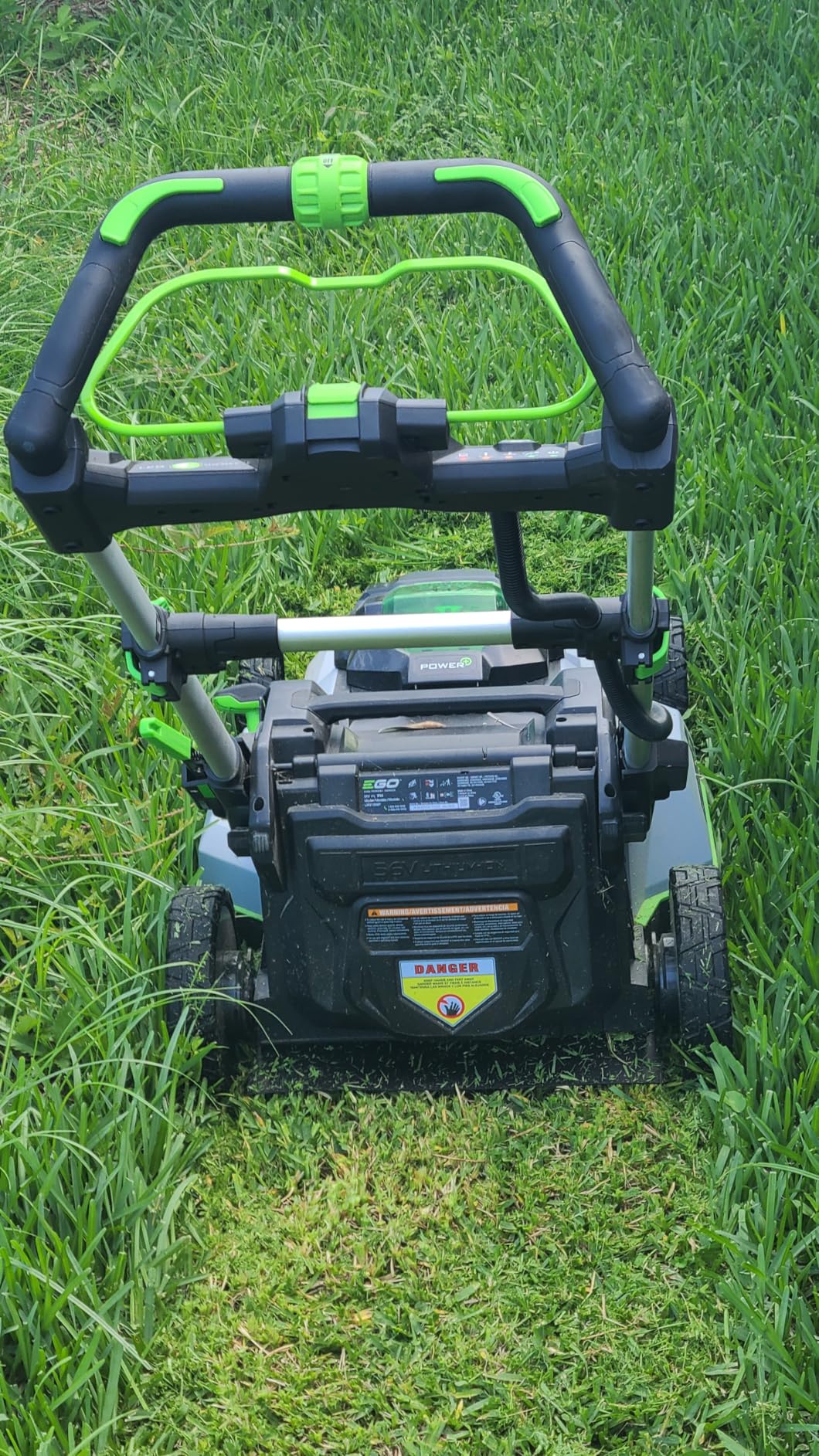 EGO Power+ Electric Lawn Mower, Self-Propelled Cordless with Touch Drive, Includes 56V 7.5Ah Battery and Rapid Charger – LM2125SP - Customer Photo 5