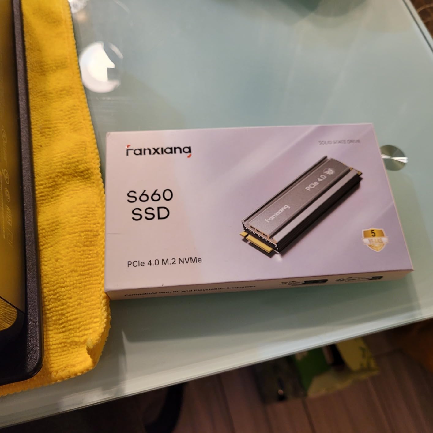 fanxiang S660 PCIe 4.0 1TB NVMe M.2 SSD for PS5 with Heatsink, Up to 5000MB/s, Internal Gaming SSD NAND SLC Cache Suitable for PS5 Enthusiasts, Technology Enthusiasts, IT Professionals - Customer Photo 3
