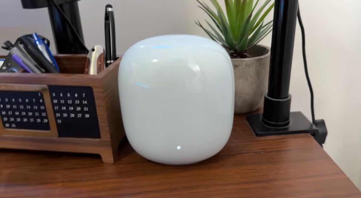 Nest WiFi Pro - Wi-Fi 6E - Reliable Home Wi-Fi System with Fast Speed and Whole Home Coverage - Mesh Wi-Fi Router - 4 Pack - Snow - Customer Photo 1