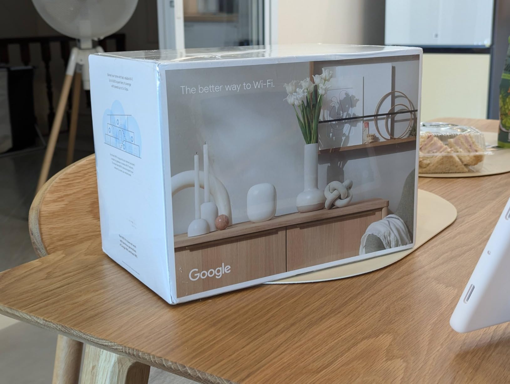 Nest WiFi Pro - Wi-Fi 6E - Reliable Home Wi-Fi System with Fast Speed and Whole Home Coverage - Mesh Wi-Fi Router - 4 Pack - Snow - Customer Photo 2