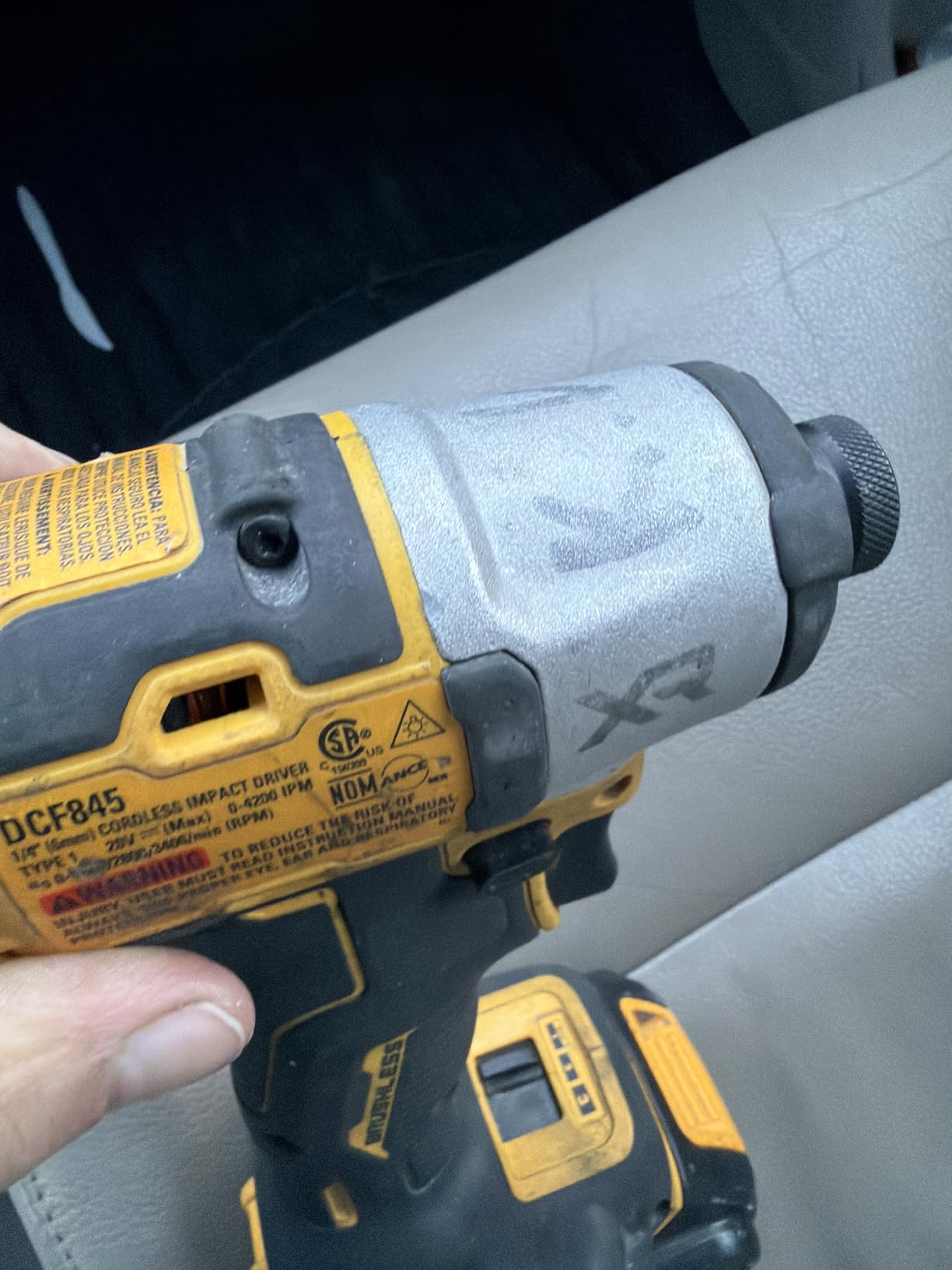 DEWALT 20V MAX XR Impact Driver, 1/4 Inch High Torque Brushless 3 Speed Premium Cordless Impact Driver with LED Light, Extended Runtime, Tool Only (DCF845B) - Customer Photo 2