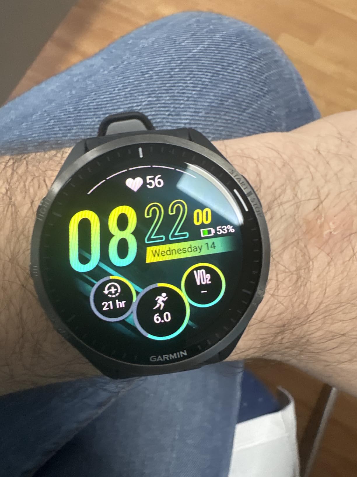 Garmin Forerunner 965 Running Smartwatch, Colorful AMOLED Display, Training Metrics and Recovery Insights, Black and Powder Gray - Customer Photo 2