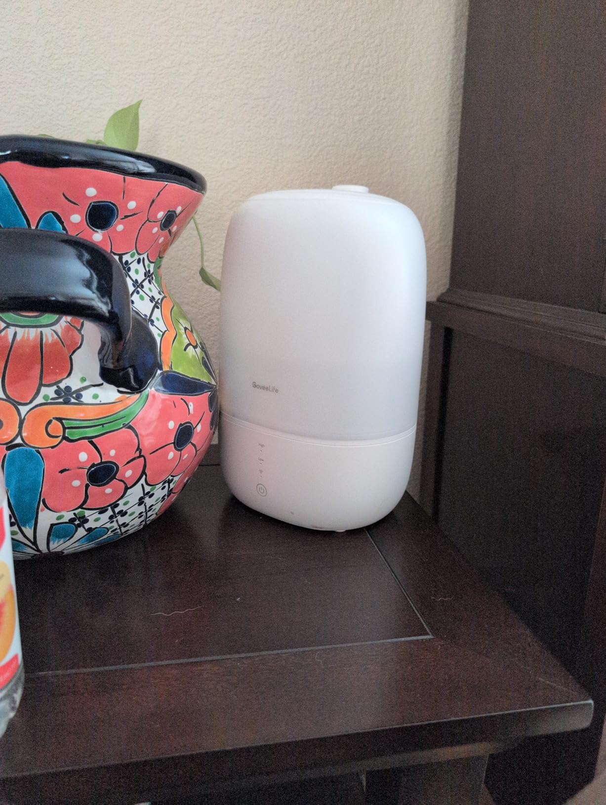 GoveeLife Smart Humidifiers for Bedroom, 3L Top Fill Cool Mist Humidifiers with Essential Oil Diffuser, Humidity Control, WiFi Air Humidifier with Night Light, for Baby, Plants, Home, Work with Alexa - Customer Photo 1