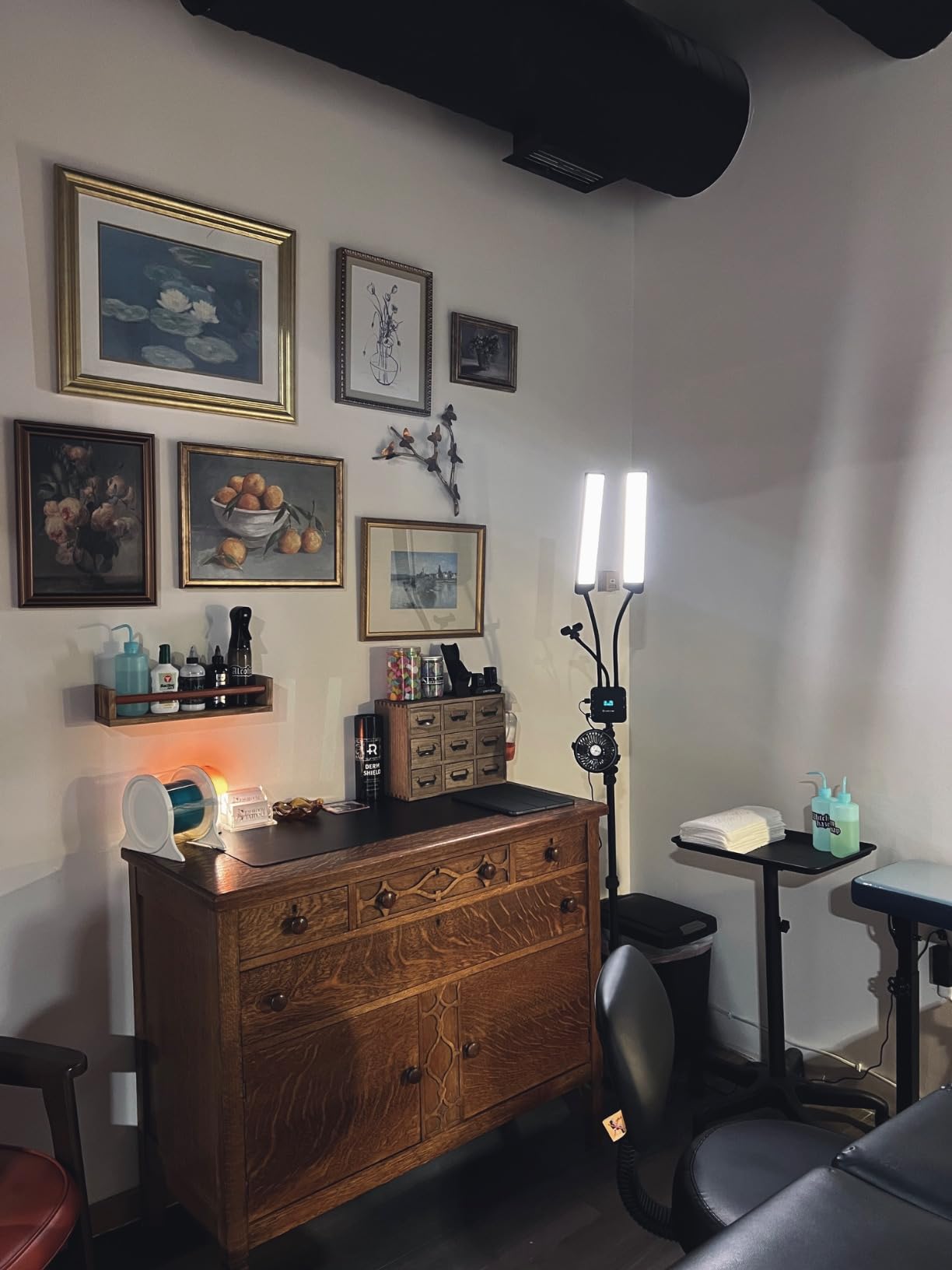 Lume Cube Flex Light Pro - Portable Dual LED Lamp with Tripod and Phone Holder Mount | Flexible 2-Point LED Lights for Tattoo Artists, Beauticians, aestheticians, lash Artists, and Content Creators - Customer Photo 2