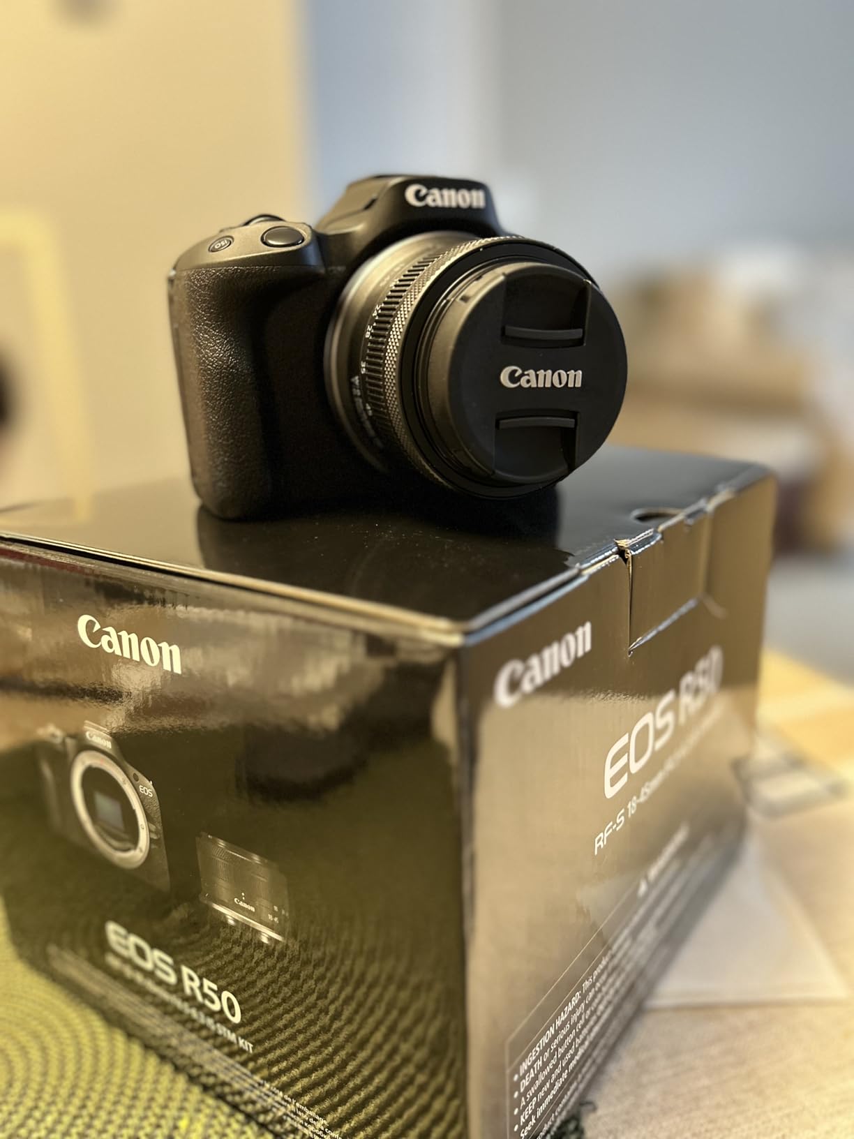 Canon EOS R50 Mirrorless Camera with RF-S18-45mm F4.5-6.3 is STM & RF-S55-210mm F5-7.1 is STM Lenses, 24.2 Megapixel CMOS (APS-C) Sensor, 4K Video, Content Creator Vlogging Camera, RF Mount, Black - Customer Photo 2