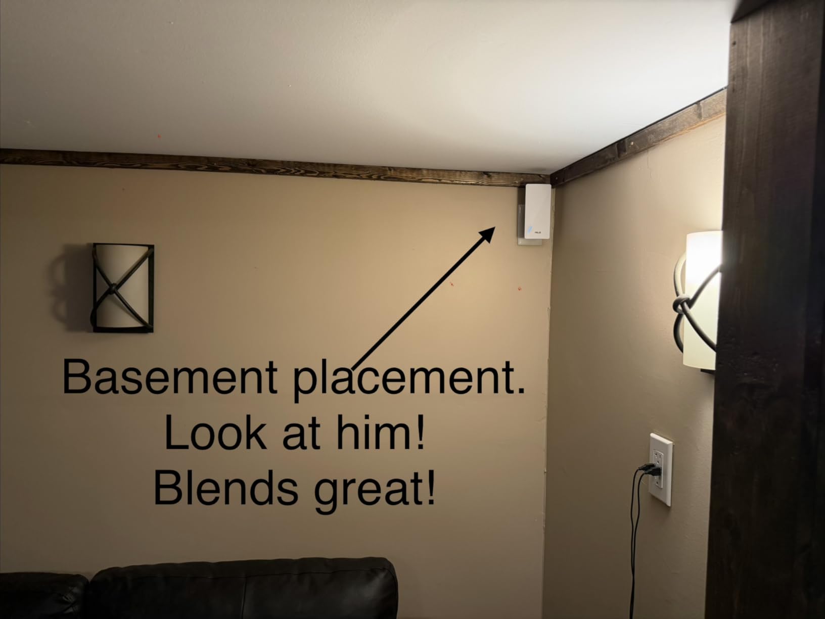 ASUS RP-AX58 AX3000 Dual Band WiFi 6 (802.11ax) Range Extender, AiMesh Extender for Seamless mesh WiFi; Works with Any WiFi Router - Customer Photo 1