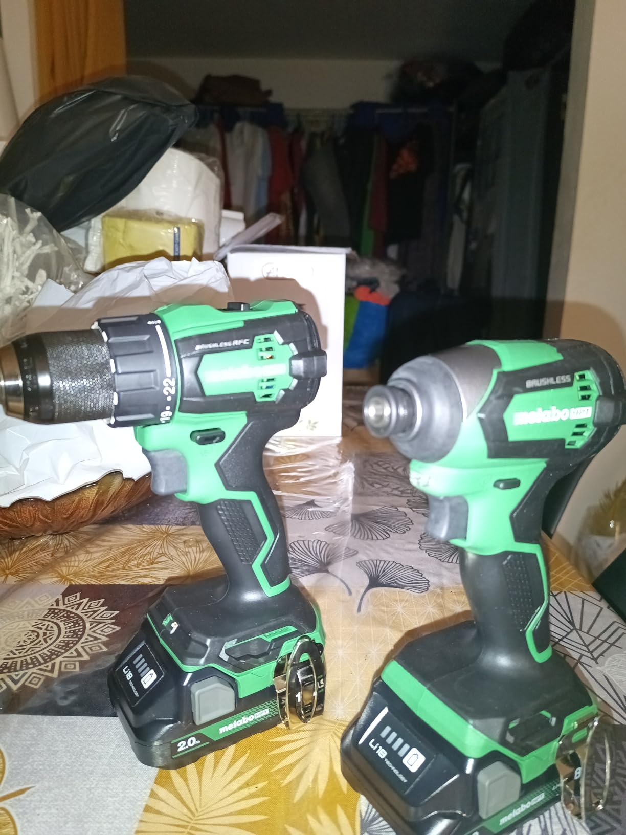 Metabo HPT 18V MultiVolt Cordless Brushless Driver Drill & Impact Driver Combo Kit, Power Tool Kit, 2 Lithium-Ion Metabo HPT Batteries and Charger, High Torque, Compact Lightweight Design, KC18DEXQB - Customer Photo 1