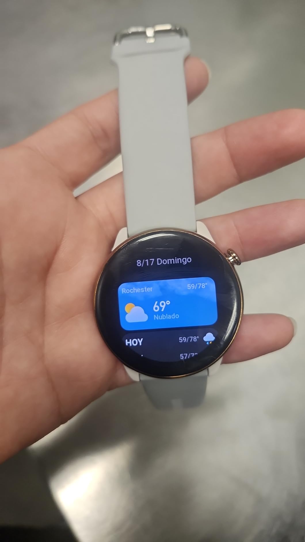 Amazfit GTR Mini Smart Watch 43mm, 14-Day Battery Life, GPS, AI Fitness App Enabled, Heart Rate & Sleep Health Monitoring, Activity Trackers and Smartwatches, Android iPhone Compatible, Black - Customer Photo 1