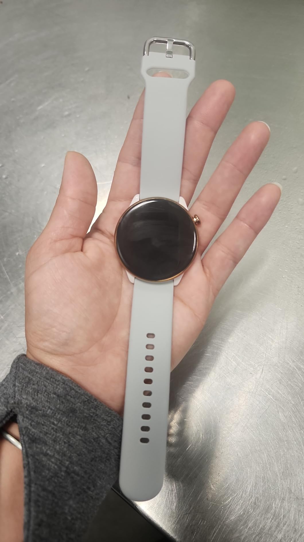 Amazfit GTR Mini Smart Watch 43mm, 14-Day Battery Life, GPS, AI Fitness App Enabled, Heart Rate & Sleep Health Monitoring, Activity Trackers and Smartwatches, Android iPhone Compatible, Black - Customer Photo 2