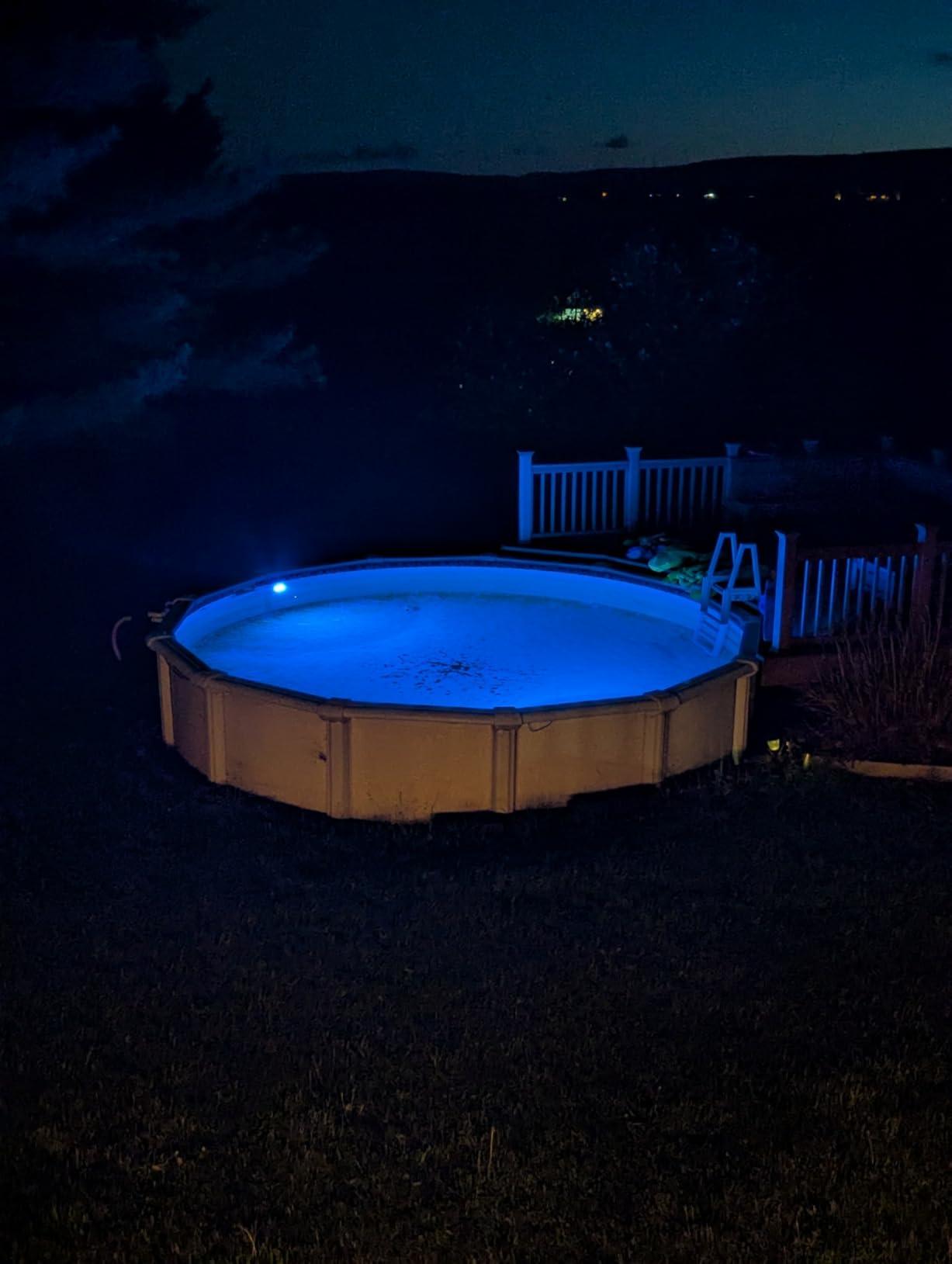 LyLmLe LED Pool Lights, 20W Smart RGB Magnetic Submersible Light with APP Control, 800lm Dimmable, IP68 Waterproof 12V Nicheless Underwater Lights for Inground Aboveground Pools - Customer Photo 1