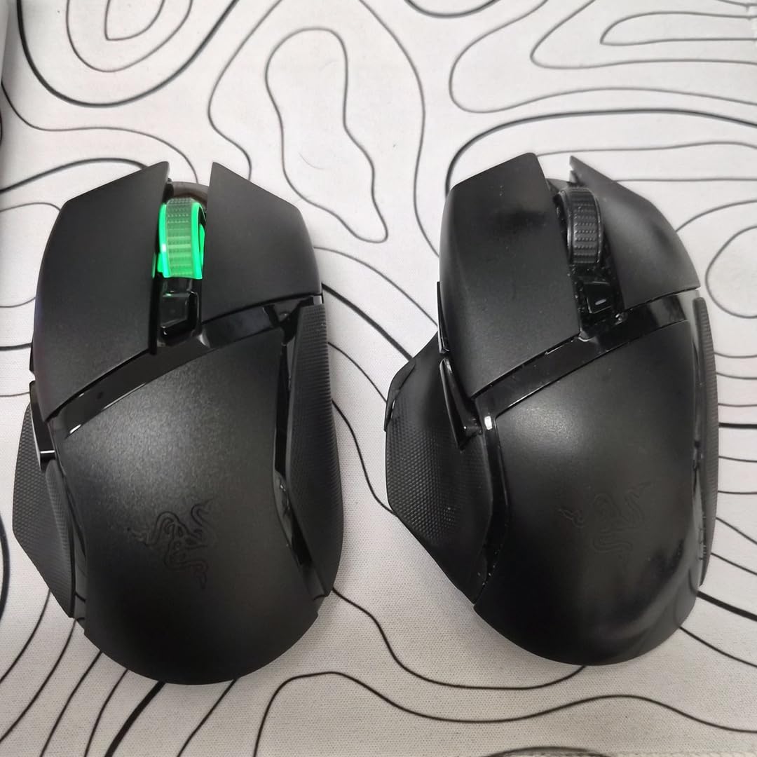 Razer Basilisk V3 X HyperSpeed Customizable Wireless Gaming Mouse: Mechanical Switches Gen-2-5G Advanced 18K Optical Sensor - Chroma RGB 9 Programmable Controls 535 Hr Battery Classic Black - Customer Photo 2