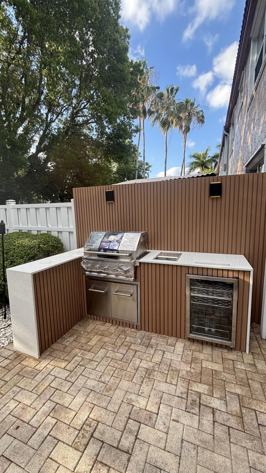 Spire Premium 6 Burner Built In Gas Grill Island Head, Stainless Steel 36 Inch Propane Grill with Rear Burner, 73,000 BTUs, 904 SQ In Racks with Dual Fuel Compatibility - 740-0781P - Customer Photo 1