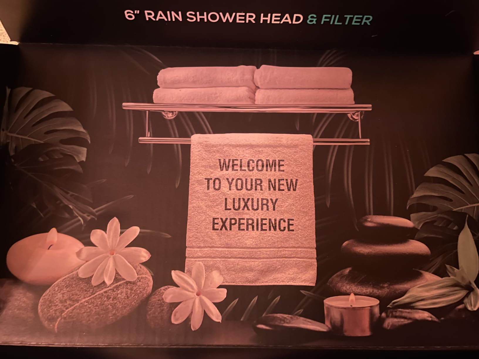 SparkPod Luxury Filtered Shower Head Set 23 Stage Shower Filter - Reduces Chlorine and Heavy Metals - High Pressure Showerhead Filter (6