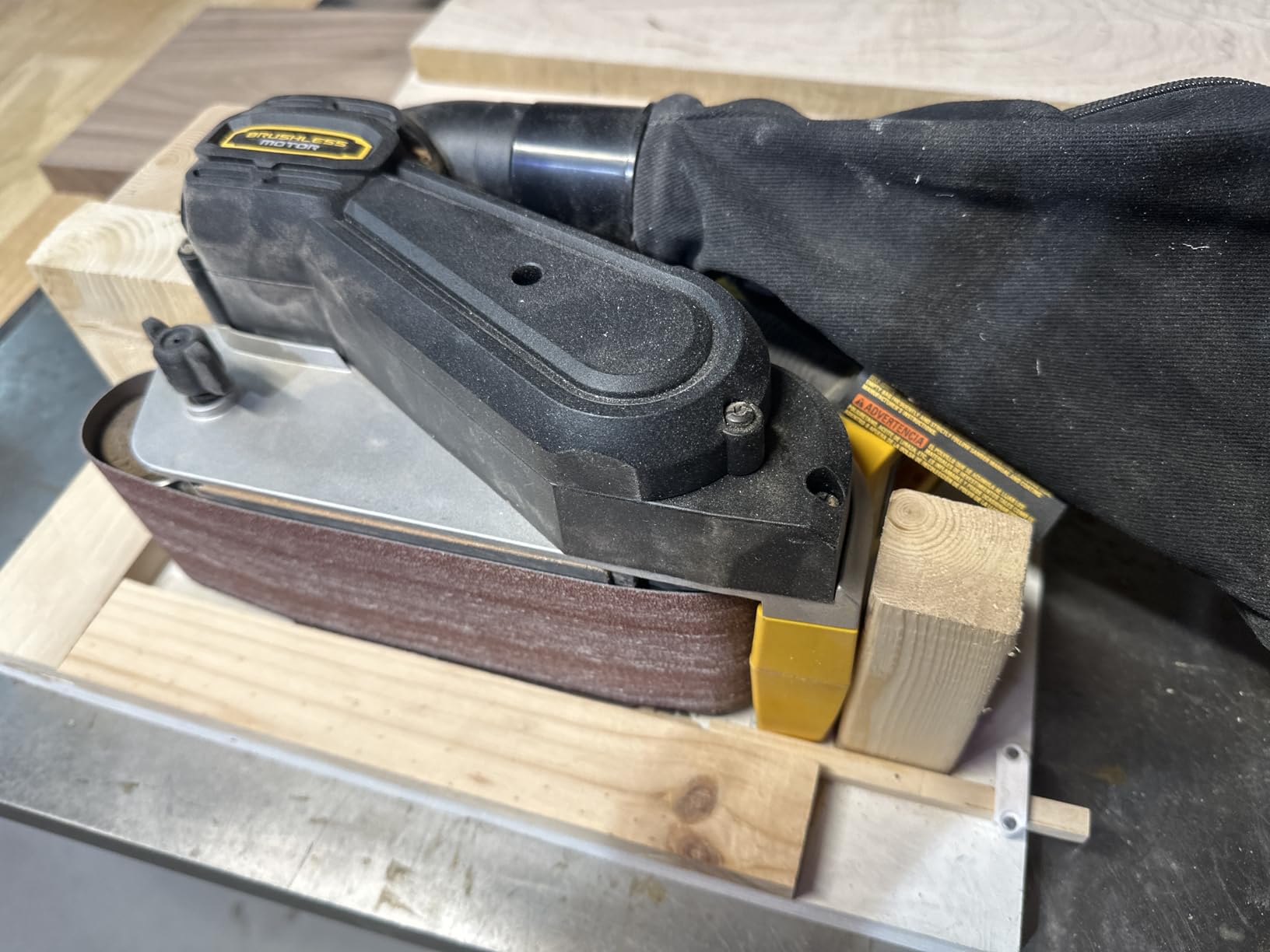 DEWALT 20V MAX* Belt Sander, Cordless, Brushless, Tool Only (DCW220B) - Customer Photo 2