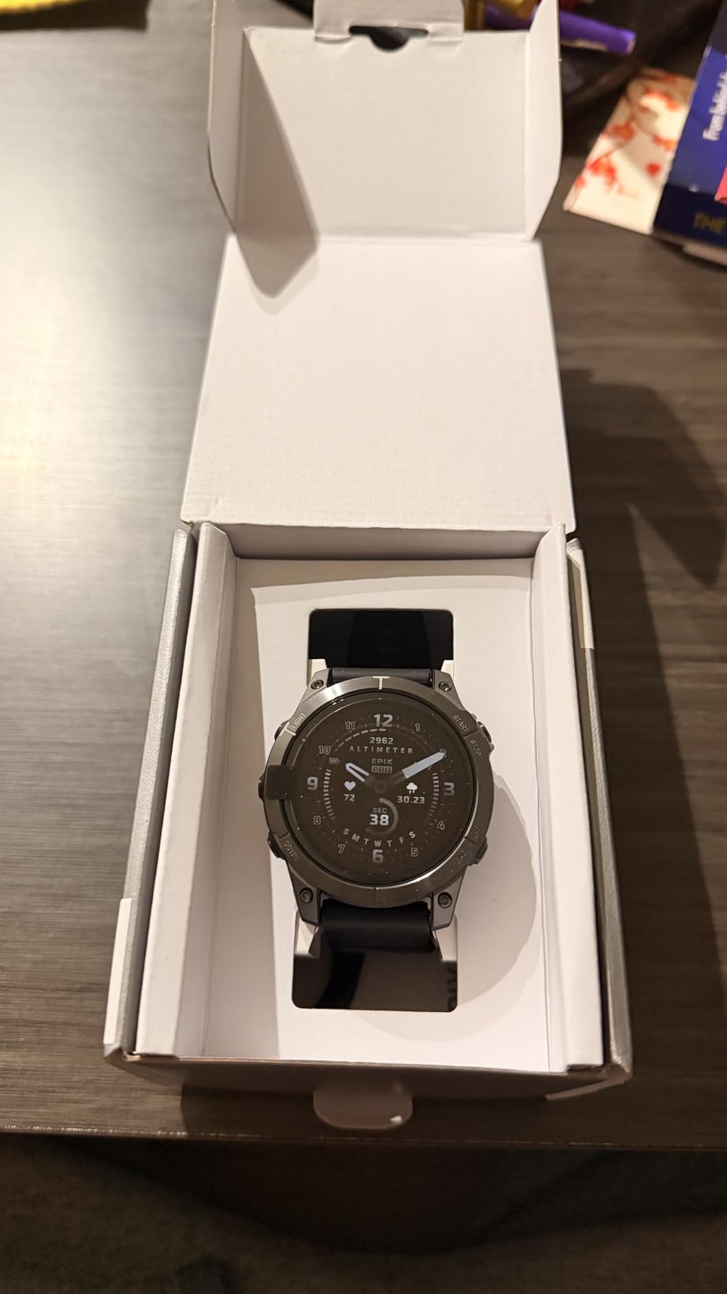 Garmin epix Pro (Gen 2) Sapphire Edition, 47mm, High Performance Smartwatch, Advanced Training Technology, Built-in Flashlight, Black - Customer Photo 4