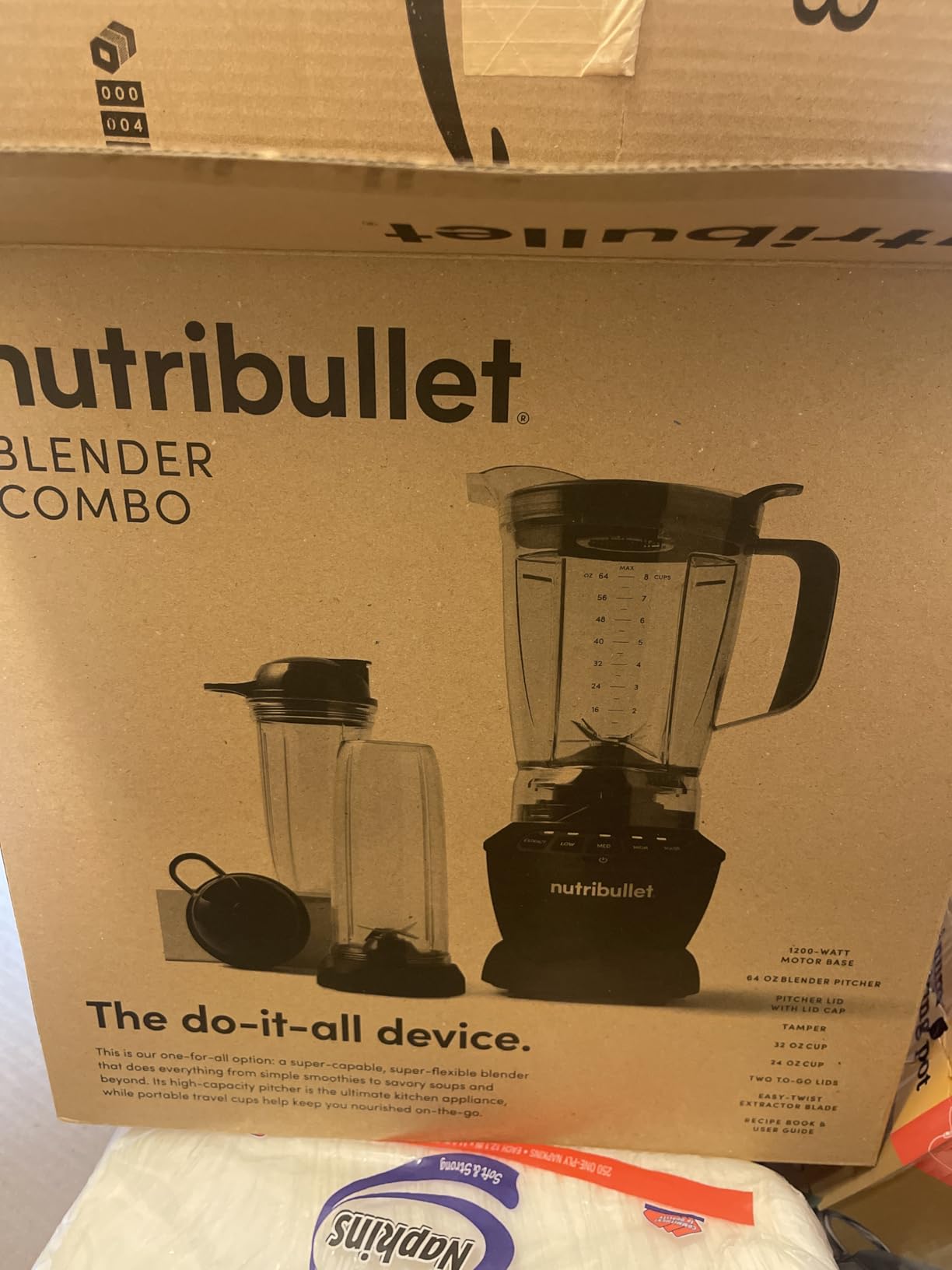 nutribullet Full-Size Blender Combo 1200W –Matte Black - Customer Photo 1