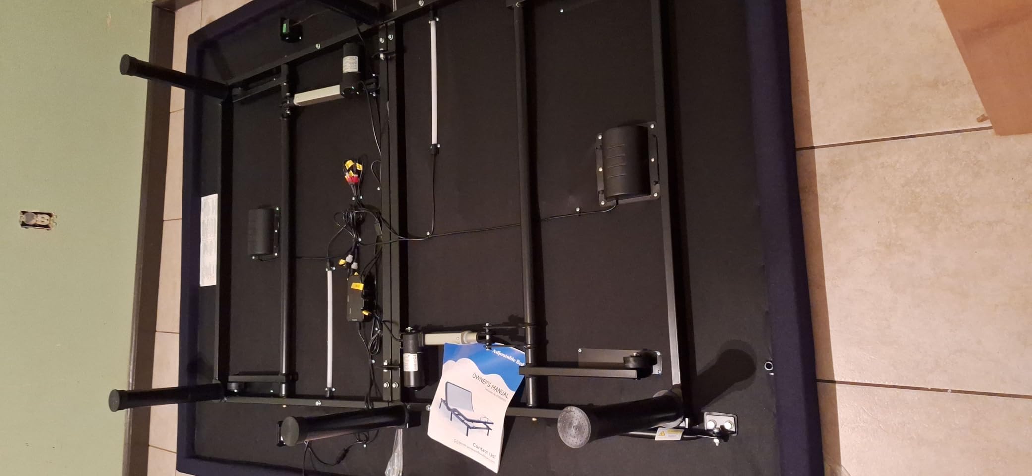 Tami Tami T600 Adjustable Bed Frame Queen Size with Remote & Massage - Electric Beds Bases, Zero Gravity, Dual Side USB, Side Pockets, Nightlight, Quiet Motor, Wireless Remote, 5 Min Easy Assembly - Customer Photo 1