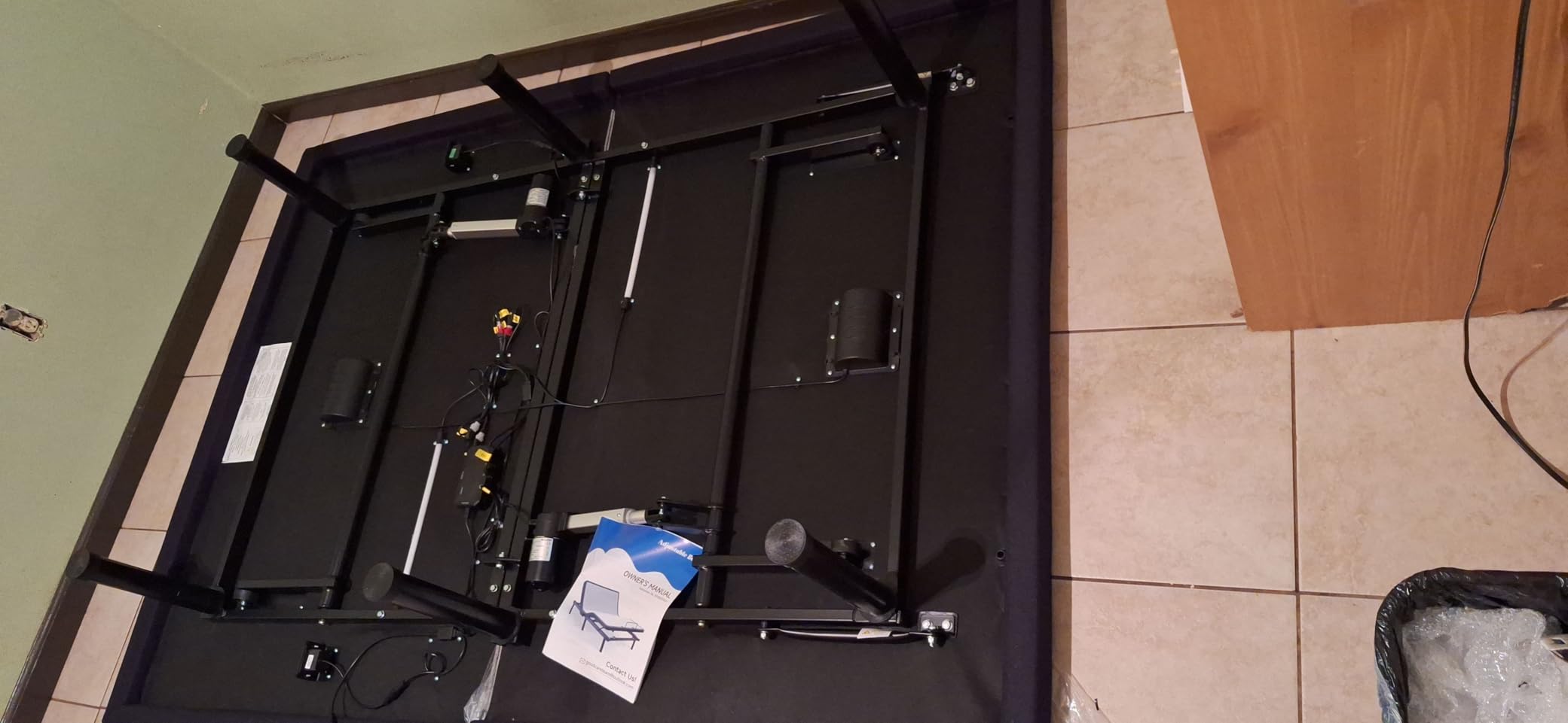 Tami Tami T600 Adjustable Bed Frame Queen Size with Remote & Massage - Electric Beds Bases, Zero Gravity, Dual Side USB, Side Pockets, Nightlight, Quiet Motor, Wireless Remote, 5 Min Easy Assembly - Customer Photo 2