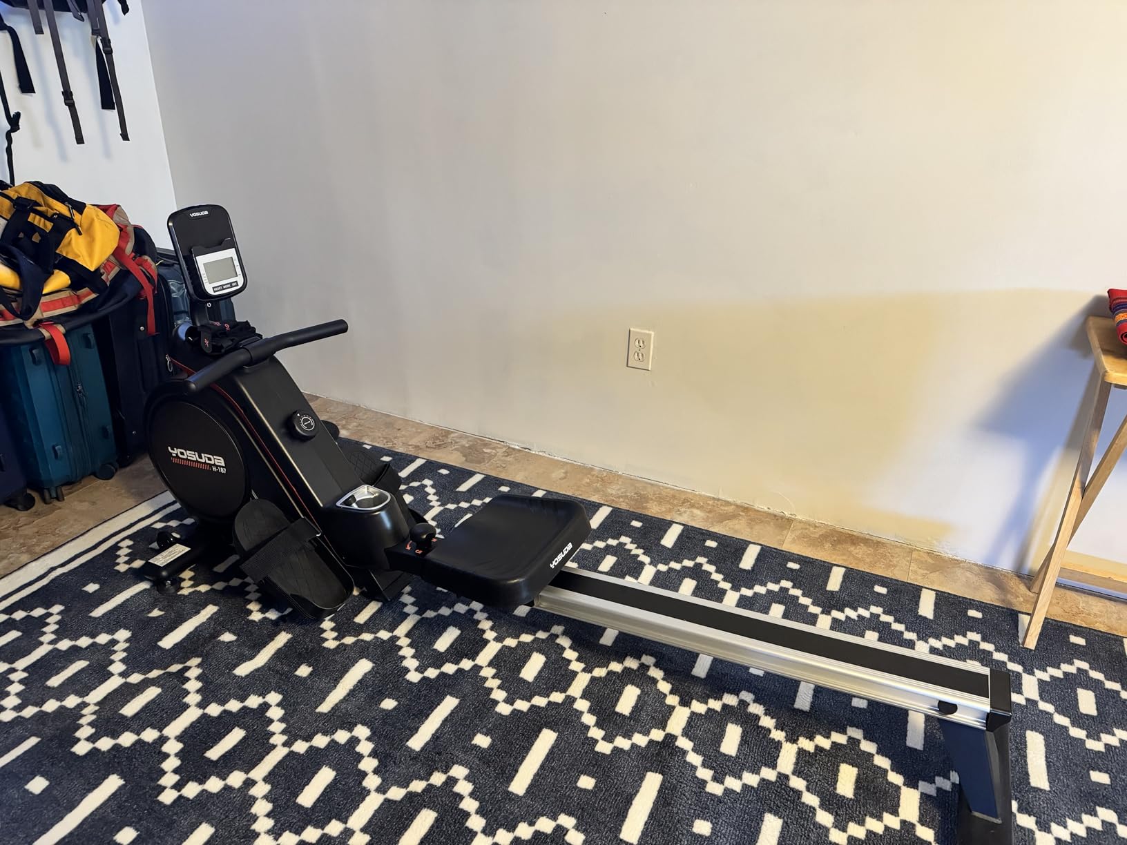 YOSUDA Magnetic/Water Rowing Machine for Home - Rower Machine Use with Bluetooth, App Supported, Rowing Machine for Beginners to Athletes, Comfortable Seat Cushion - Customer Photo 1