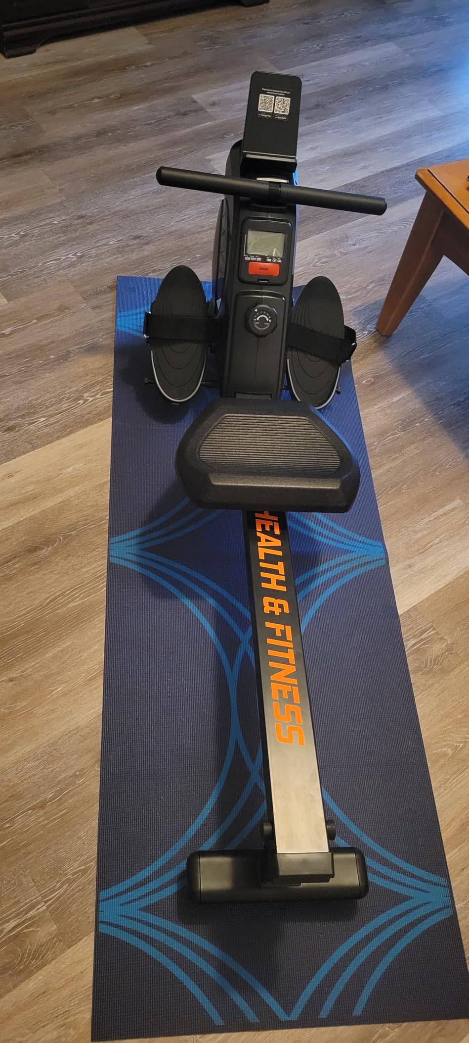 YOSUDA Magnetic/Water Rowing Machine for Home - Rower Machine Use with Bluetooth, App Supported, Rowing Machine for Beginners to Athletes, Comfortable Seat Cushion - Customer Photo 3