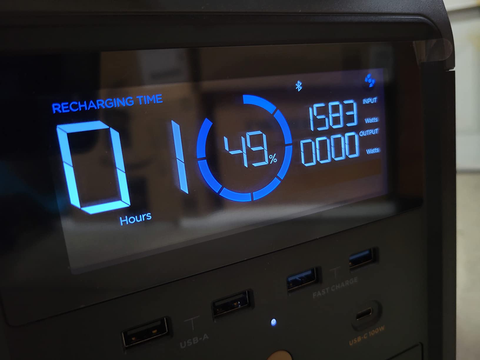 EcoFlow Portable Power Station 3600Wh DELTA Pro, 120V AC Outlets x 5, 3600W, 2.7H Fast Charge, Lifepo4 Power Station, Solar Generator for Home Use, Power Outage, Camping, RV, Emergencies - Customer Photo 1