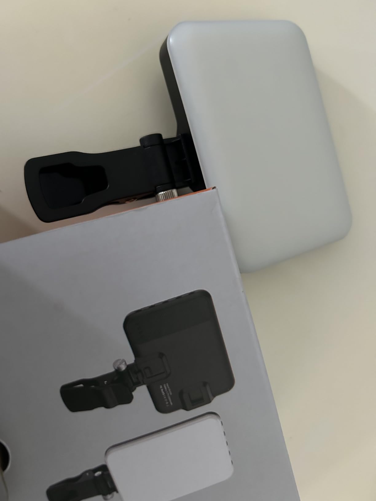 ALTSON 60 LED Portable Selfie Light Video Conference Lighting with Clip & Camera Tripod Adapter Rechargeable 2200mAh CRI 97+, 3 Light Modes for Phone iPhone Webcam Laptop Photo Makeup customer photo 2