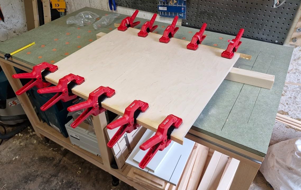 Taytools 10 Pack Large Spring Molding Edge Band Clamps Overall Size 8