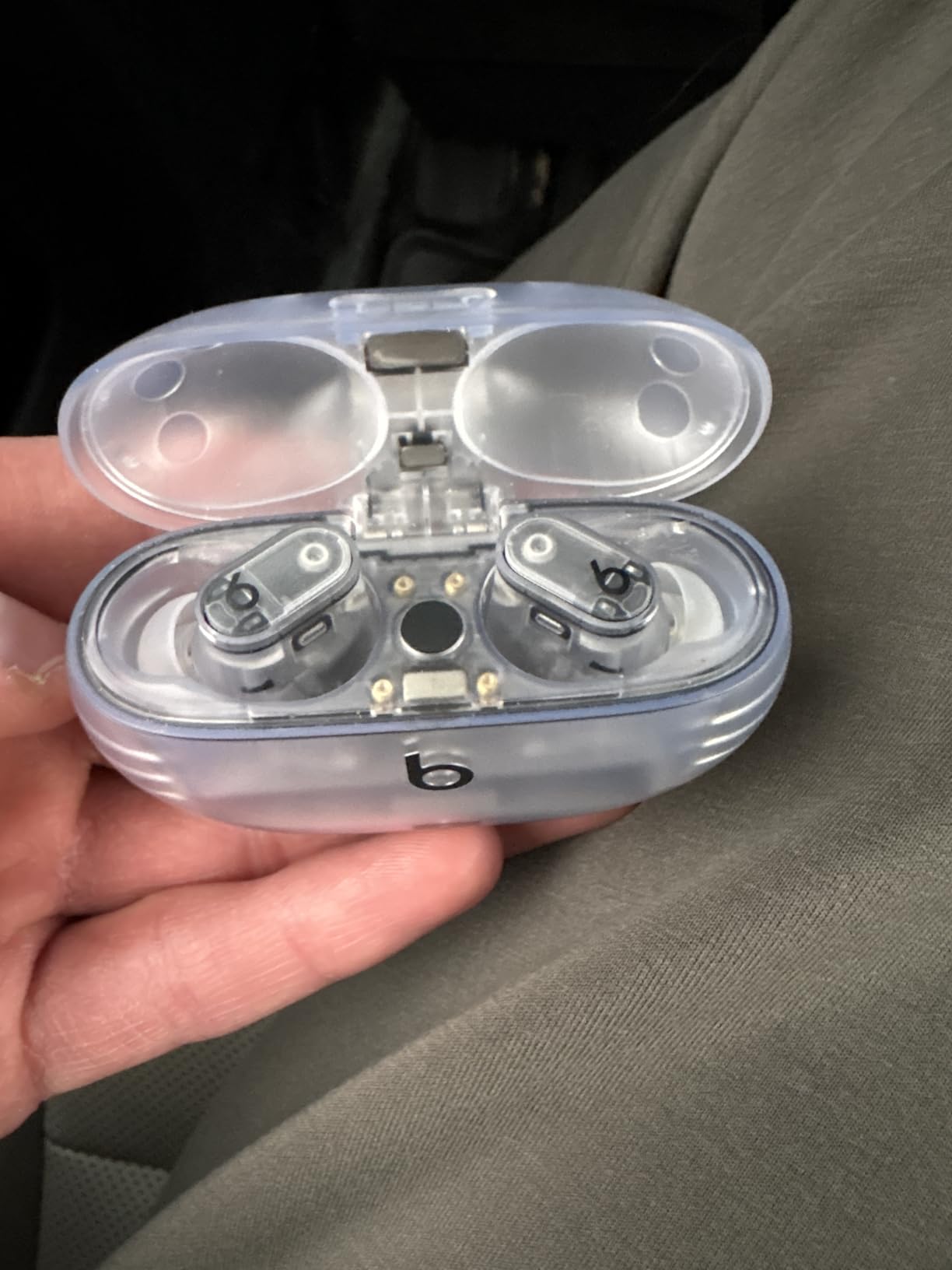 Beats Studio Buds + | True Wireless Noise Cancelling Earbuds, Enhanced Apple & Android Compatibility, Built-in Microphone, Sweat Resistant Bluetooth Headphones, Spatial Audio - Black/Gold - Customer Photo 1