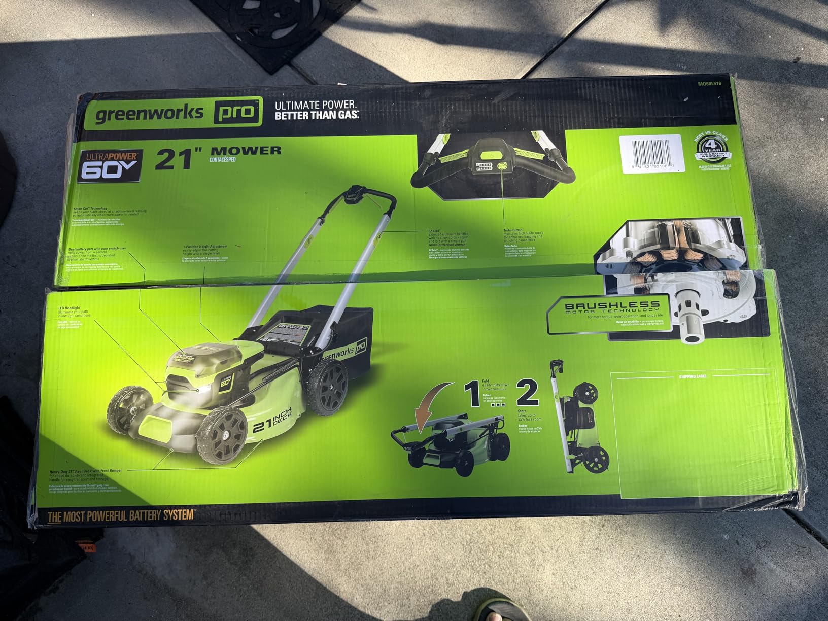 Greenworks 60V 25