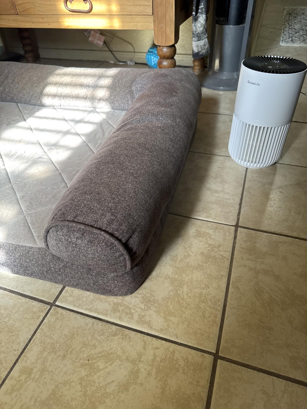 GoveeLife Mini Air Purifier for Bedroom, Smart Filter Air Purifier with App Alexa Control for Pet Hair, Odors, Pollen, HEPA Portable Air Cleaner with 3 Speeds, 2 Modes, Timer, Aroma for Home - Customer Photo 2